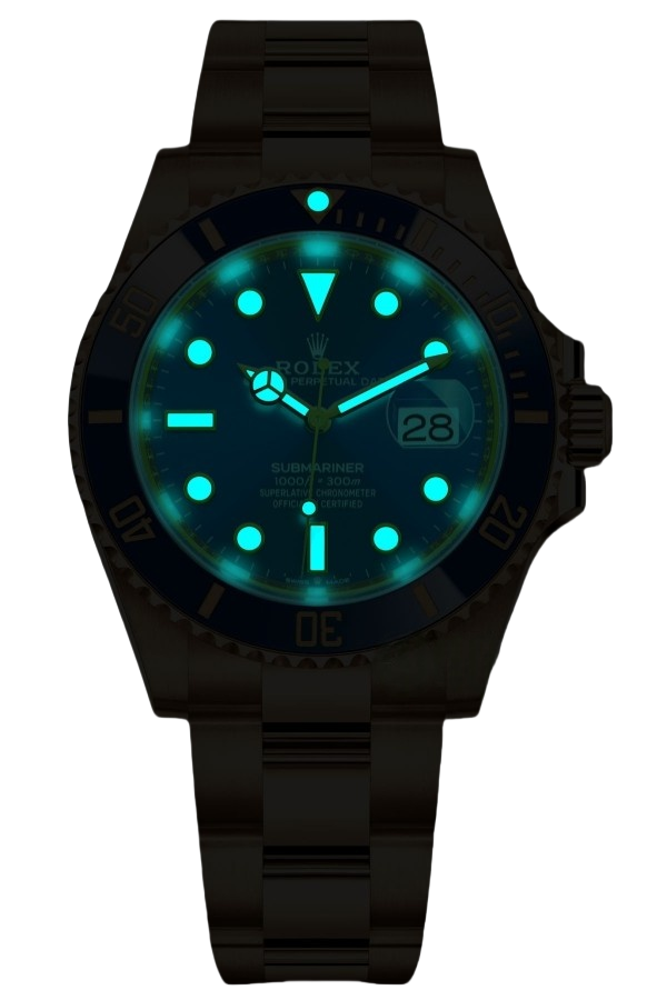 Rolex Submariner Blue DialSuper Clone Swiss ReplicaWatch  18k Gold Ref 126618LB 3235 SwissMovement - SuperClonesRolex