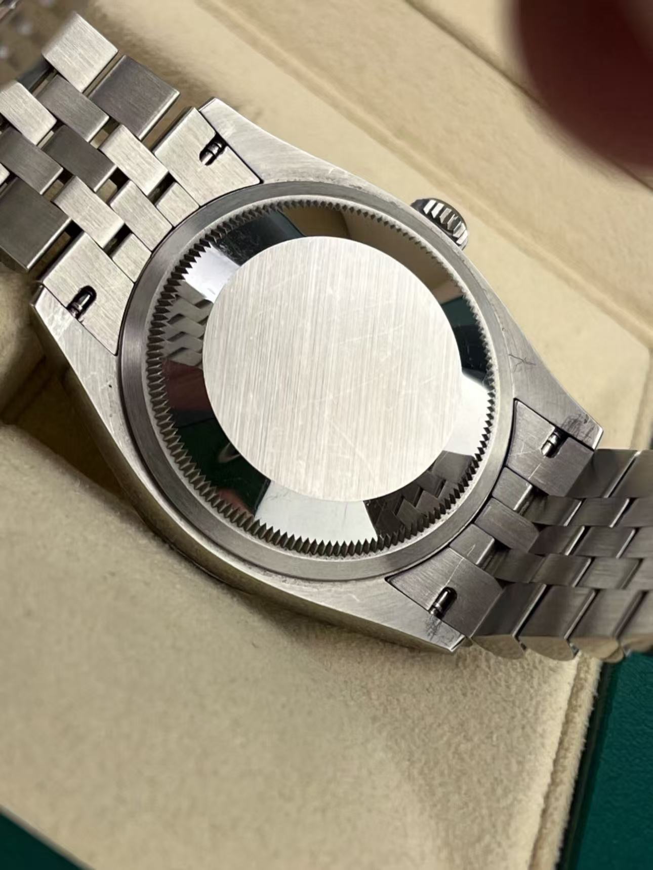 Rolex Datejust 36mmSuper Clone Swiss ReplicaWatch  Blue Fluted Dial Ref 126234 3235 Swiss Movement - SuperClonesRolex