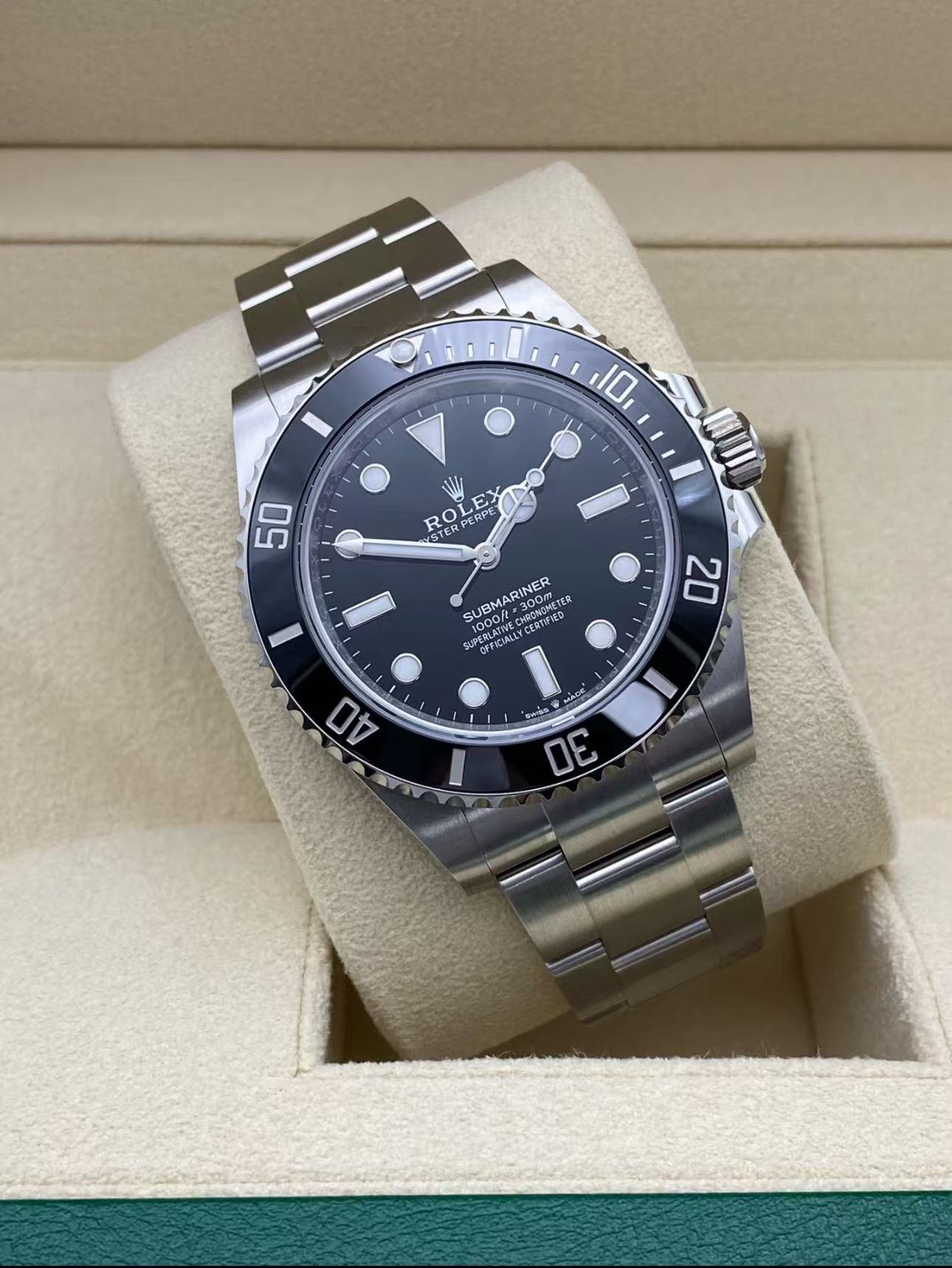 Rolex Submariner No Date Super Clone SwissReplica Watch Ref 124060-3230 Swiss Movement - SuperClonesRolex