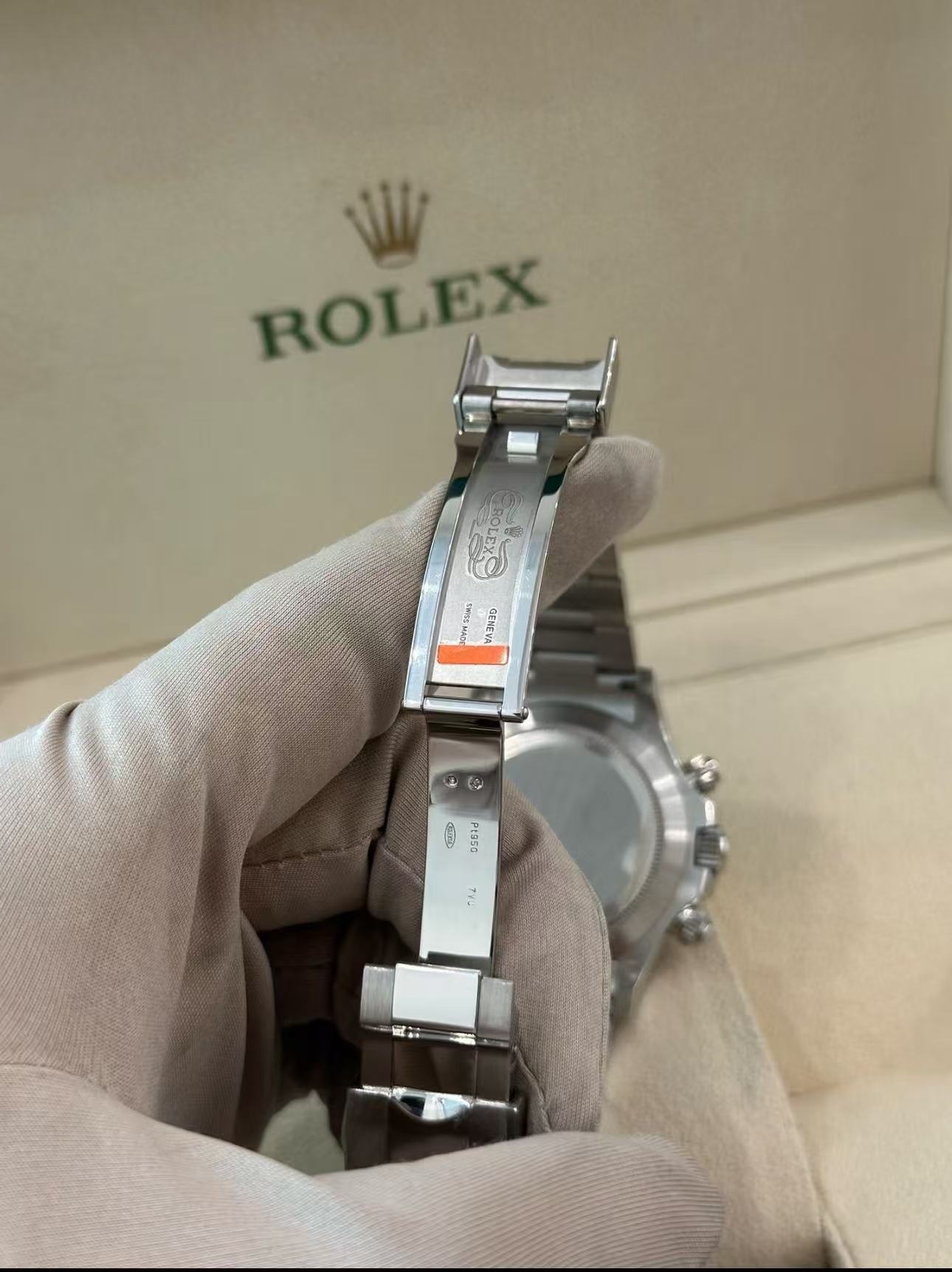 Rolex Daytona lce BlueDial with BaguetteDiamonds Super CloneSwiss Replica Watch Ref116506 4130 Swiss Movement - SuperClonesRolex