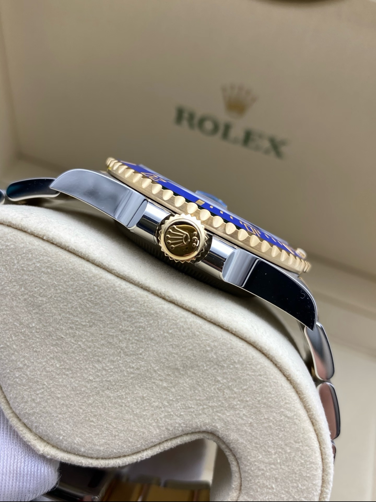 Rolex Submariner Blue Dial Two Tone Super CloneSwiss Replica Watch Ref 126613LB 3235 SwissMovement - SuperClonesRolex