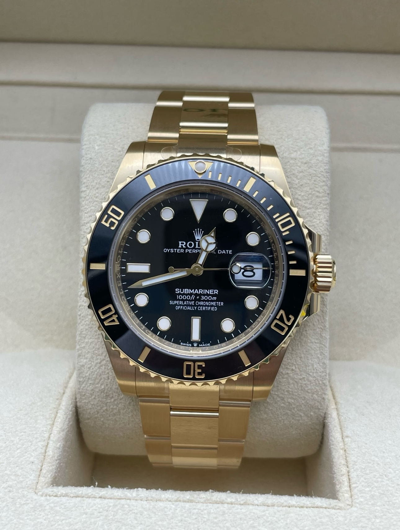 Rolex Submariner Super Clone Swiss ReplicaWatch 18kGold Ref 126618LN 3235 SwissMovement - SuperClonesRolex