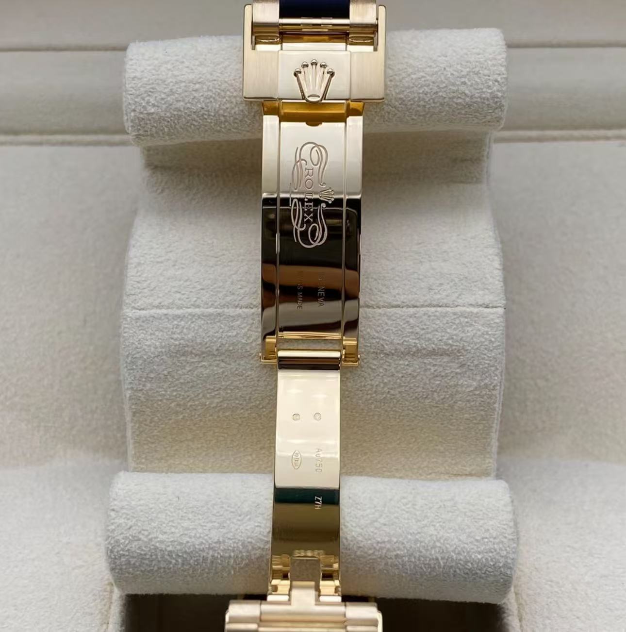 Rolex Daytona 40mm Super Clone Swiss Watch Yellow Gold Oysterflex Strap Paul Newman Dial Ref M126518LN-0005 4131 Swiss Movement - SuperClonesRolex