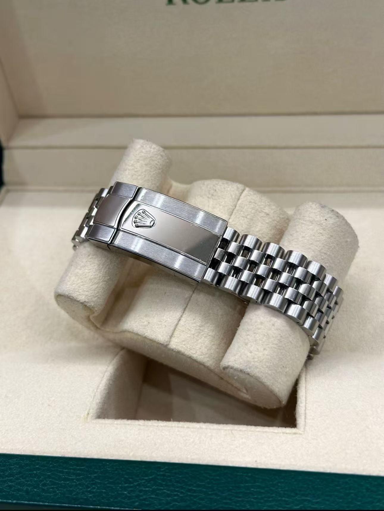 Rolex Datejust 36mm Super Clone Swiss Watch Stainless Steel Jubilee Bracelet Mint Green Dial Ref M126234-0045-3235 Swiss Movement - SuperClonesRolex