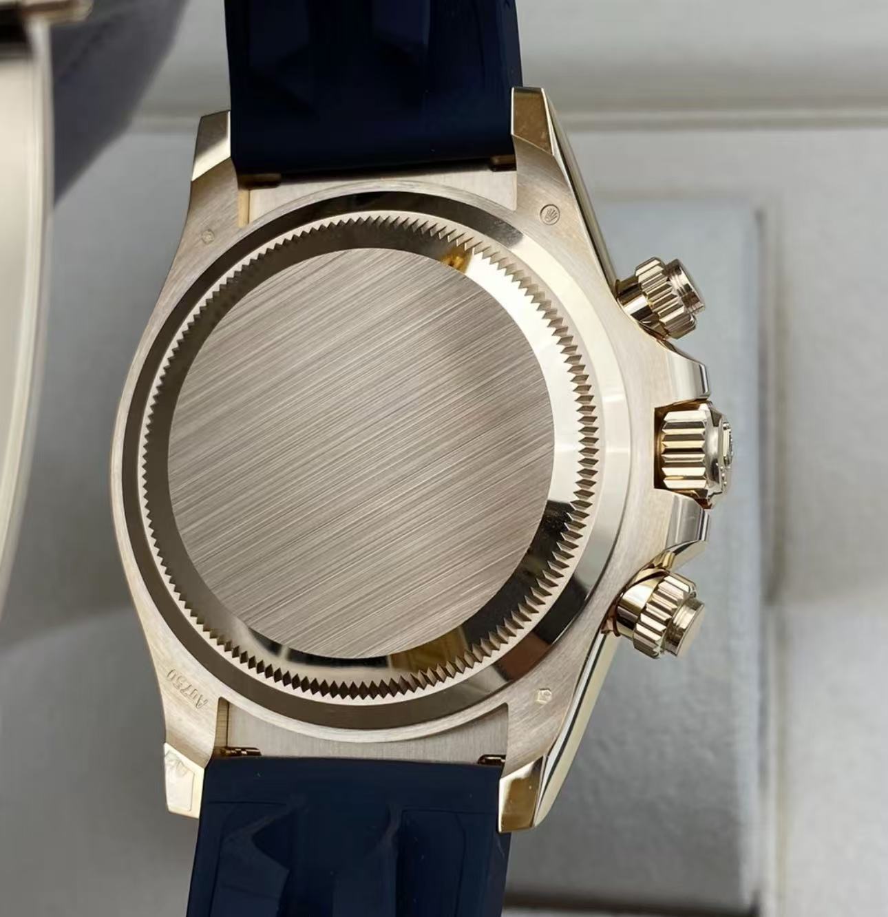 Rolex Daytona 40mm Super Clone Swiss Watch Yellow Gold Oysterflex Strap Paul Newman Dial Ref M126518LN-0005 4131 Swiss Movement - SuperClonesRolex