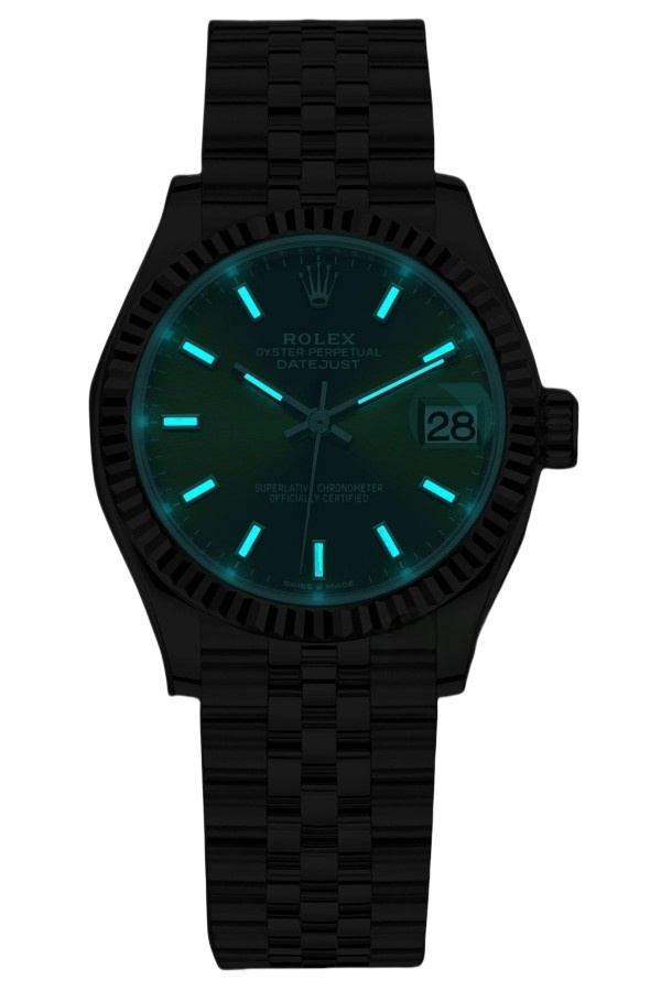 Rolex Datejust 31mm Super Clone Swiss Watch Stainless Steel Jubilee Bracelet Mint Green Dial Ref M278274-0018-2236 Swiss Movement - SuperClonesRolex