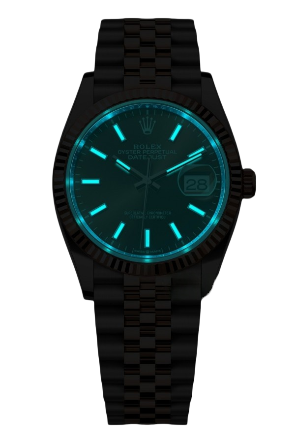 Rolex Datejust 36mm Super Clone Swiss Watch Everose Rolesor Jubilee Bracelet Slate Dial Ref M126231-0043-3235 Swiss Movement - SuperClonesRolex