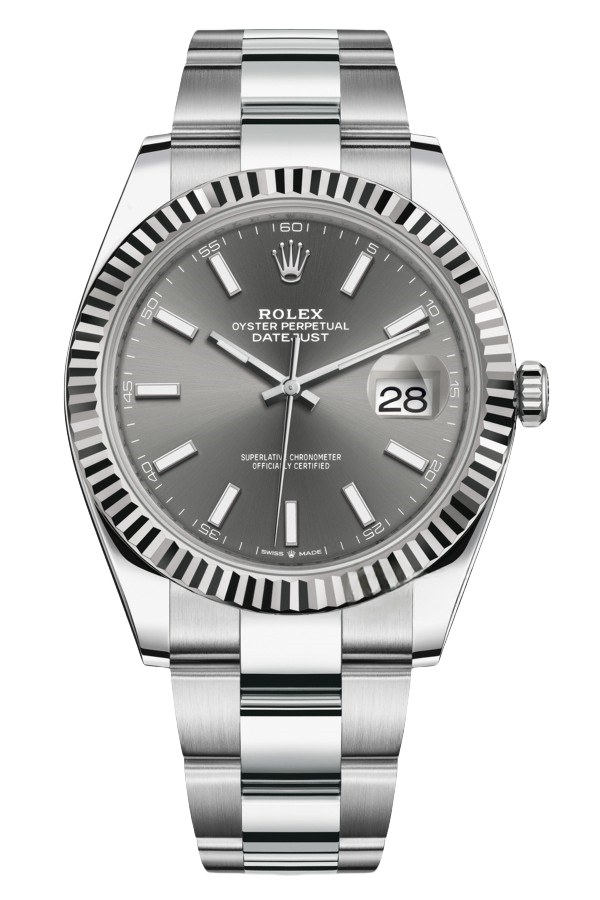 Rolex Datejust 41mm Super Clone Swiss Watch Stainless Steel Jubilee Bracelet Blue Dial Ref M126334-0013-3235 Swiss Movement - SuperClonesRolex