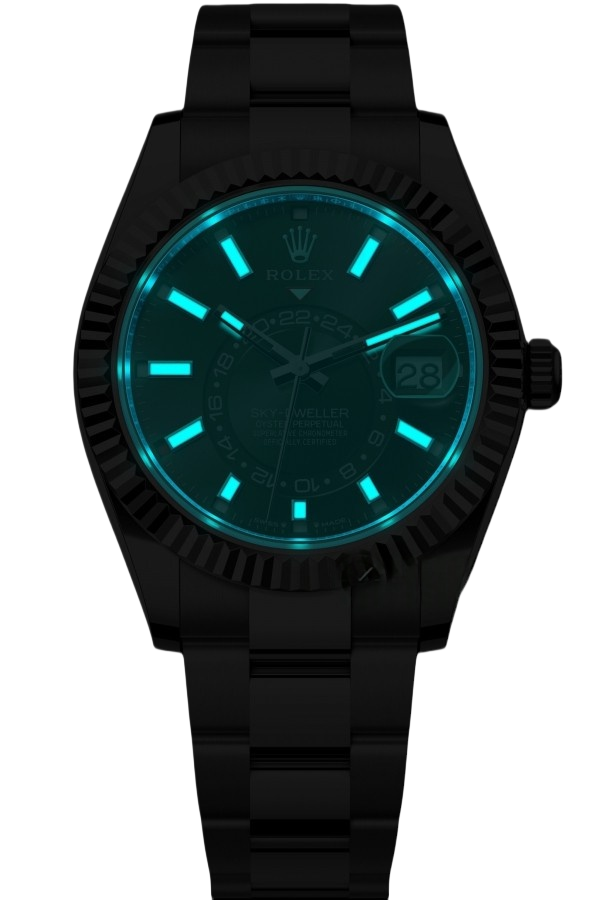 Rolex Sky-Dweller Green Dial Super Clone Swiss ReplicaWatch  Oyster Bracelet Ref 336934 9002 Swiss Movement - SuperClonesRolex