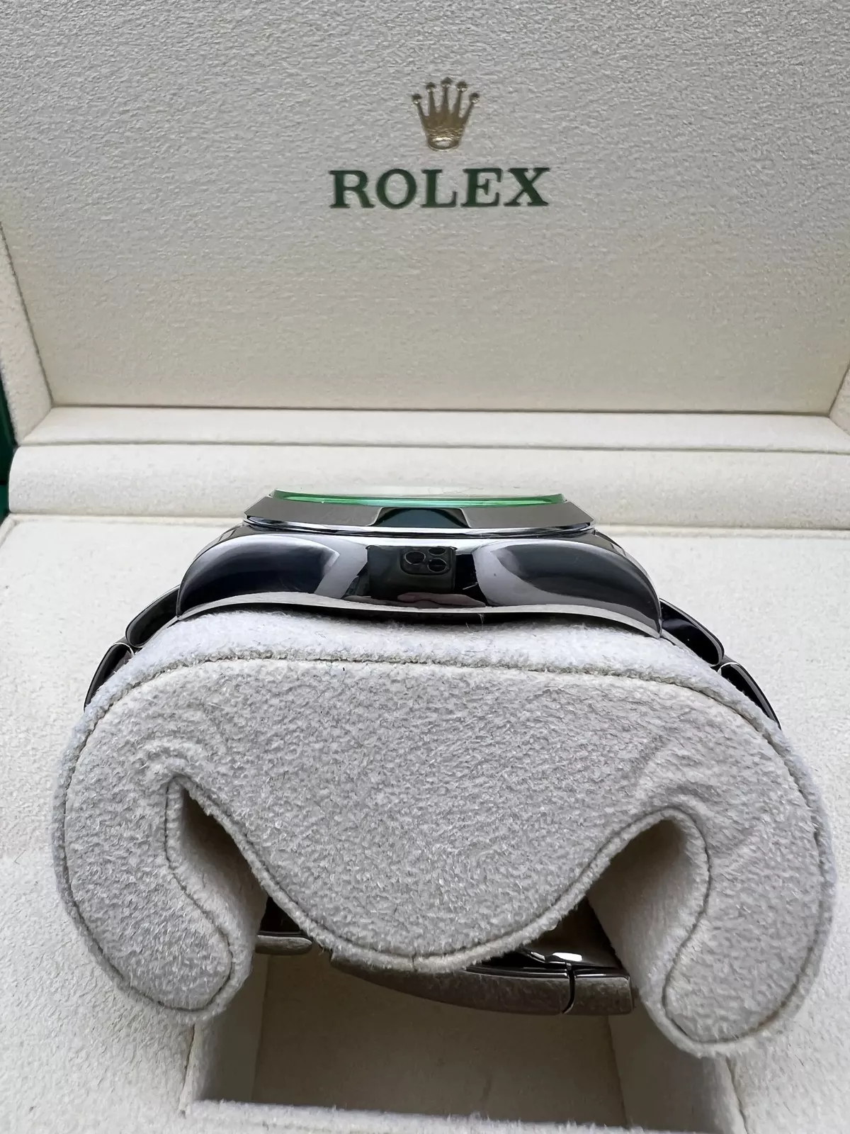 Rolex Milgauss Super Clone Swiss Replica WatchBlack Dial Ref 116400GV 3131 Swiss Movementwith Magnetic Fields Shielding System - SuperClonesRolex