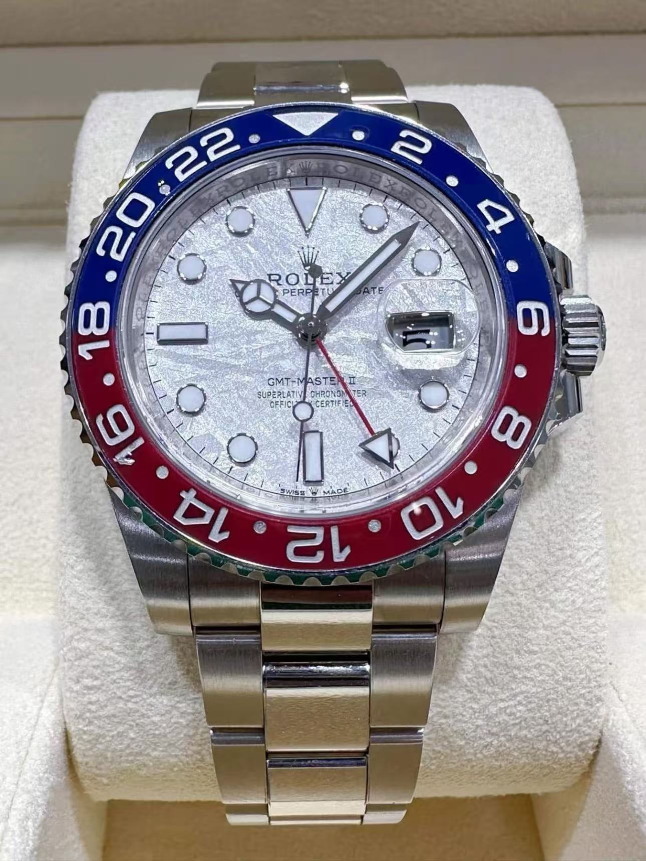 Rolex GMT Master II Pepsi SuperClone Swiss Replica Watch RefM126719BLRO 3285 Swiss Movement - SuperClonesRolex