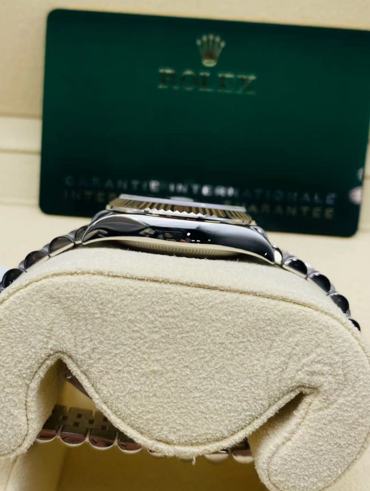 Rolex Datejust 31mm Super Clone Swiss Watch Stainless Steel Jubilee Bracelet Mint Green Dial Ref M278274-0018-2236 Swiss Movement - SuperClonesRolex