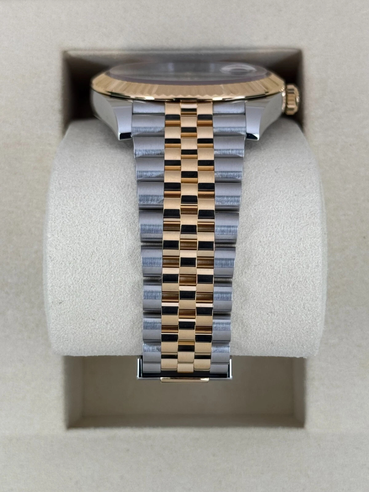 Rolex Datejust 36mm Super Clone Swiss Watch Yellow Rolesor Jubilee Bracelet White Mother of Pearl Dial Ref M126233-0035-3235 Swiss Movement - SuperClonesRolex