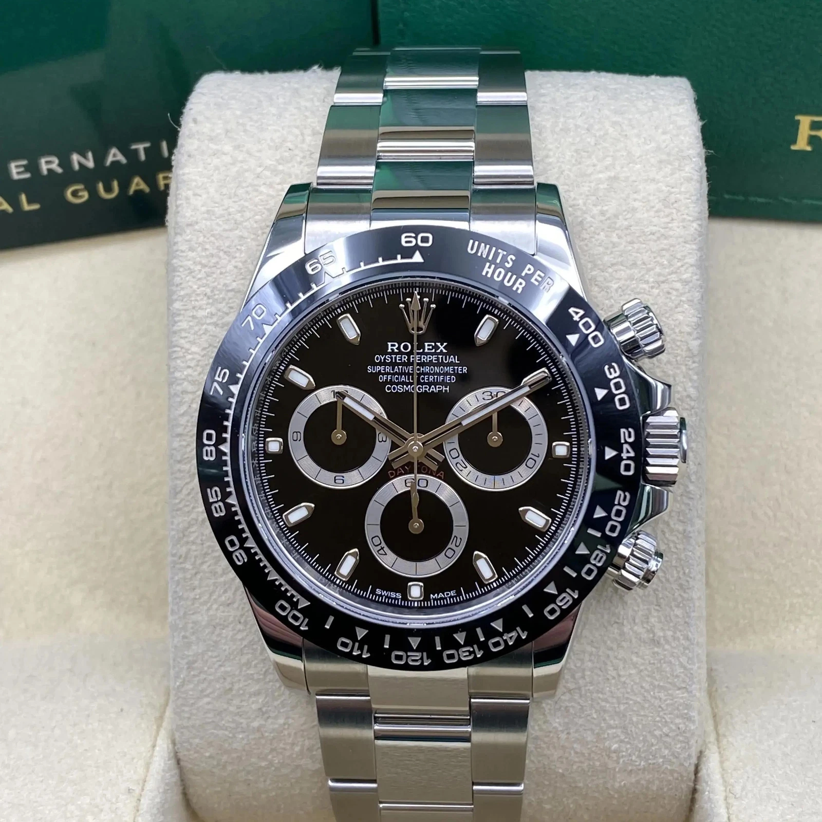 Rolex Daytona Black DialNew 2024 Super CloneSwiss Replica Watch Ref126500LN 4131 SwissMovement - SuperClonesRolex