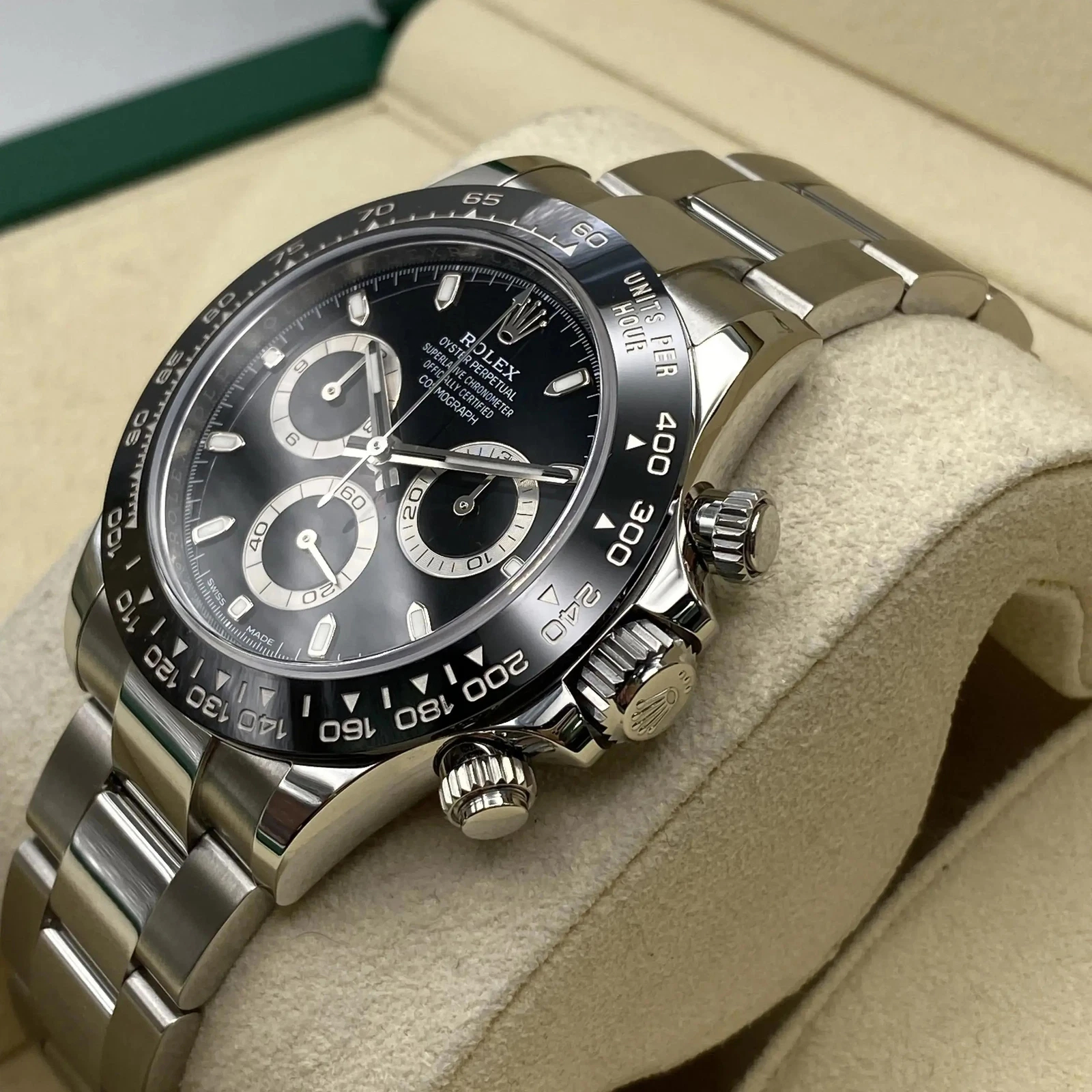 Rolex Daytona Black DialNew 2024 Super CloneSwiss Replica Watch Ref126500LN 4131 SwissMovement - SuperClonesRolex