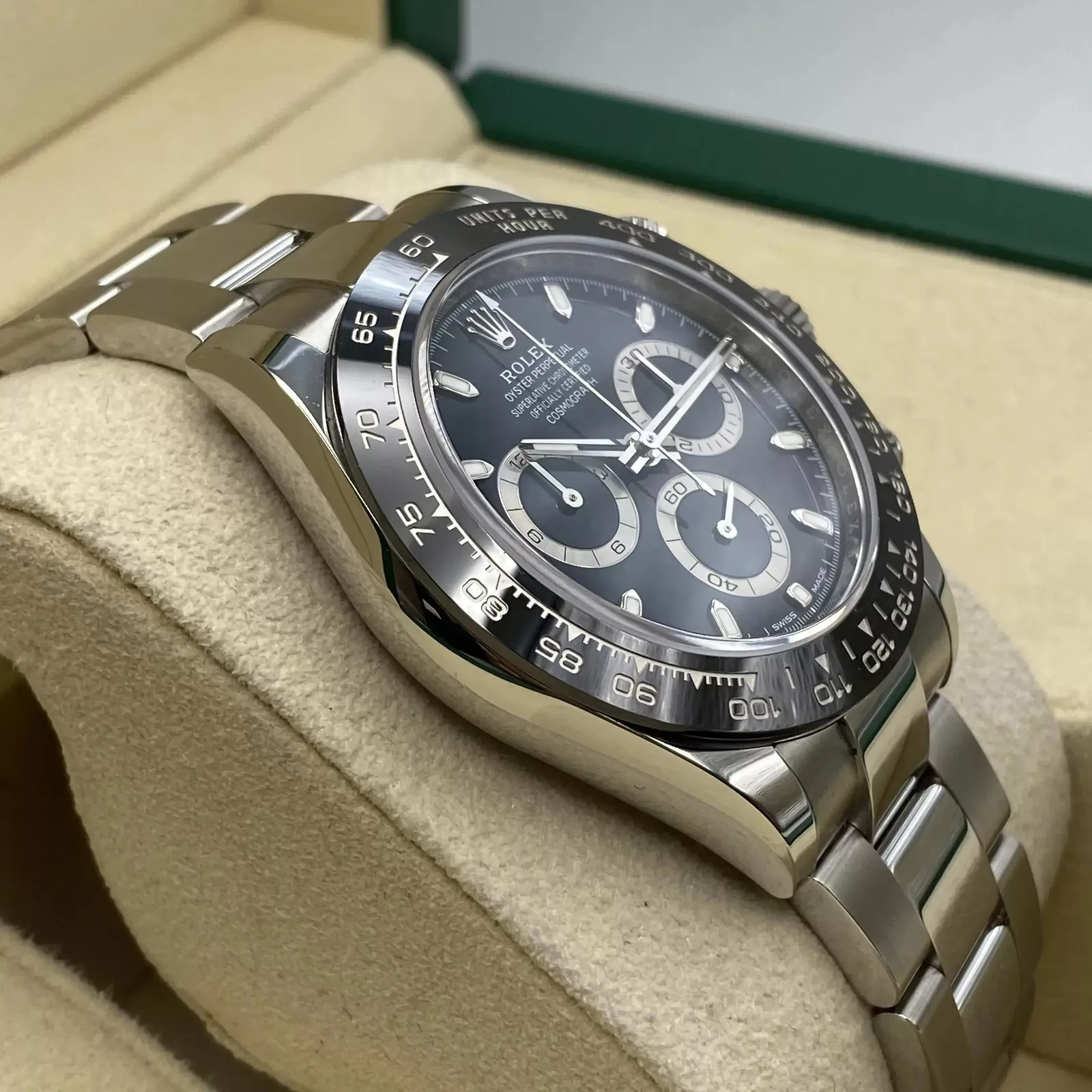 Rolex Daytona Black DialNew 2024 Super CloneSwiss Replica Watch Ref126500LN 4131 SwissMovement - SuperClonesRolex