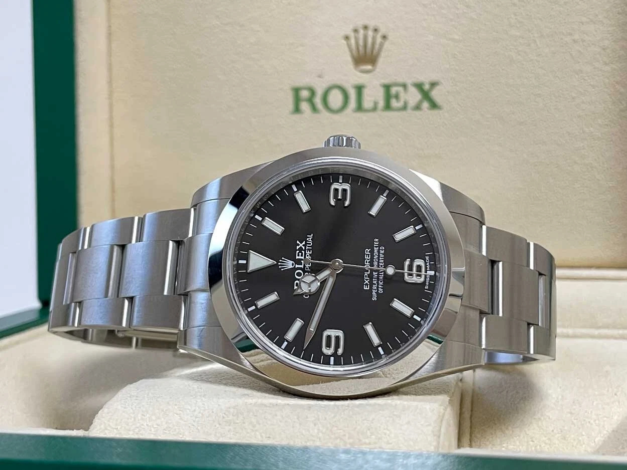 Rolex Explorer 39mm Super Clone Swiss Replica Watch Ref 214270丨3132 Swiss Movement - SuperClonesRolex