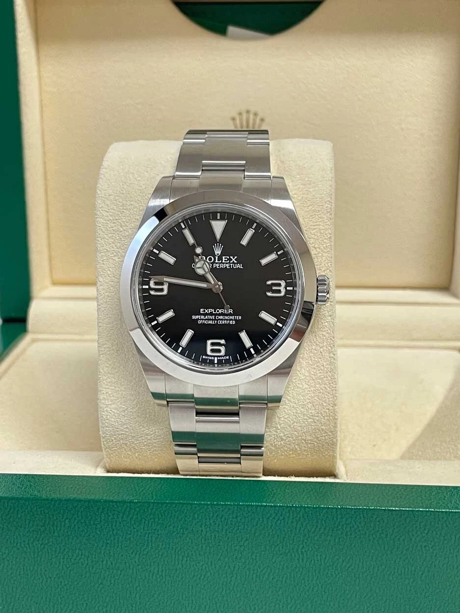 Rolex Explorer 39mm Super Clone Swiss Replica Watch Ref 214270丨3132 Swiss Movement - SuperClonesRolex