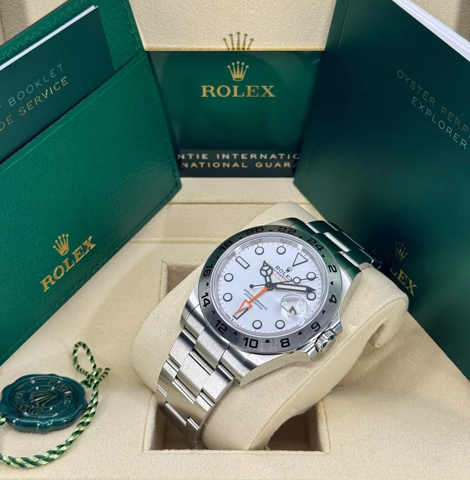 Rolex Explorerll Super Clone Swiss Replica Watch White Dial Ref 226570 3285 Swiss Movement - SuperClonesRolex