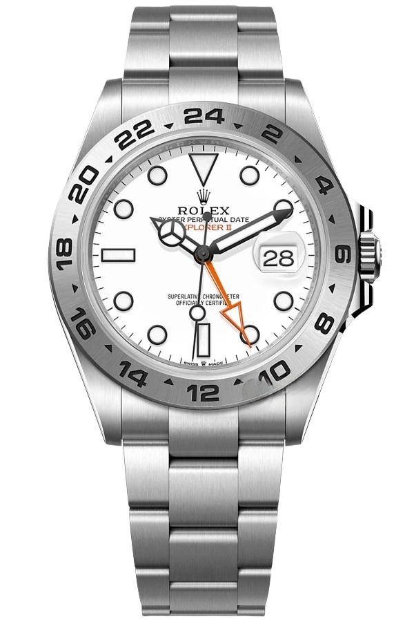 Rolex Explorerll Super Clone Swiss Replica Watch White Dial Ref 226570 3285 Swiss Movement - SuperClonesRolex