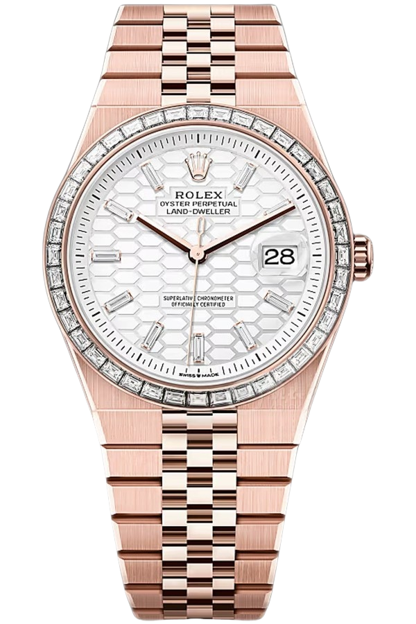 Rolex Land-Dweller Super Clone Swiss Replica Watch Ref 127385TBR-0003丨7135 Swiss Movement - SuperClonesRolex