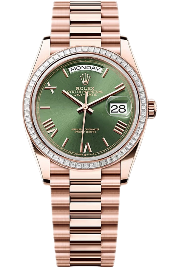 Rolex Day-Date Super Clone Swiss Replica Watch Ref 128395TBR-0033 3255 Swiss Movement - SuperClonesRolex