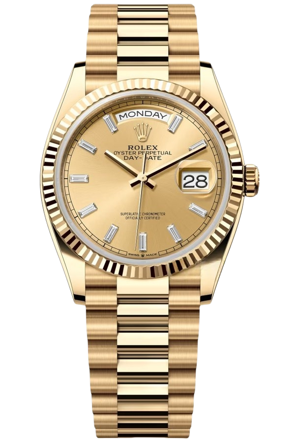 Rolex Day-Date Super Clone Swiss Replica Watch Ref M128238-0132 3255 Swiss Movement - SuperClonesRolex