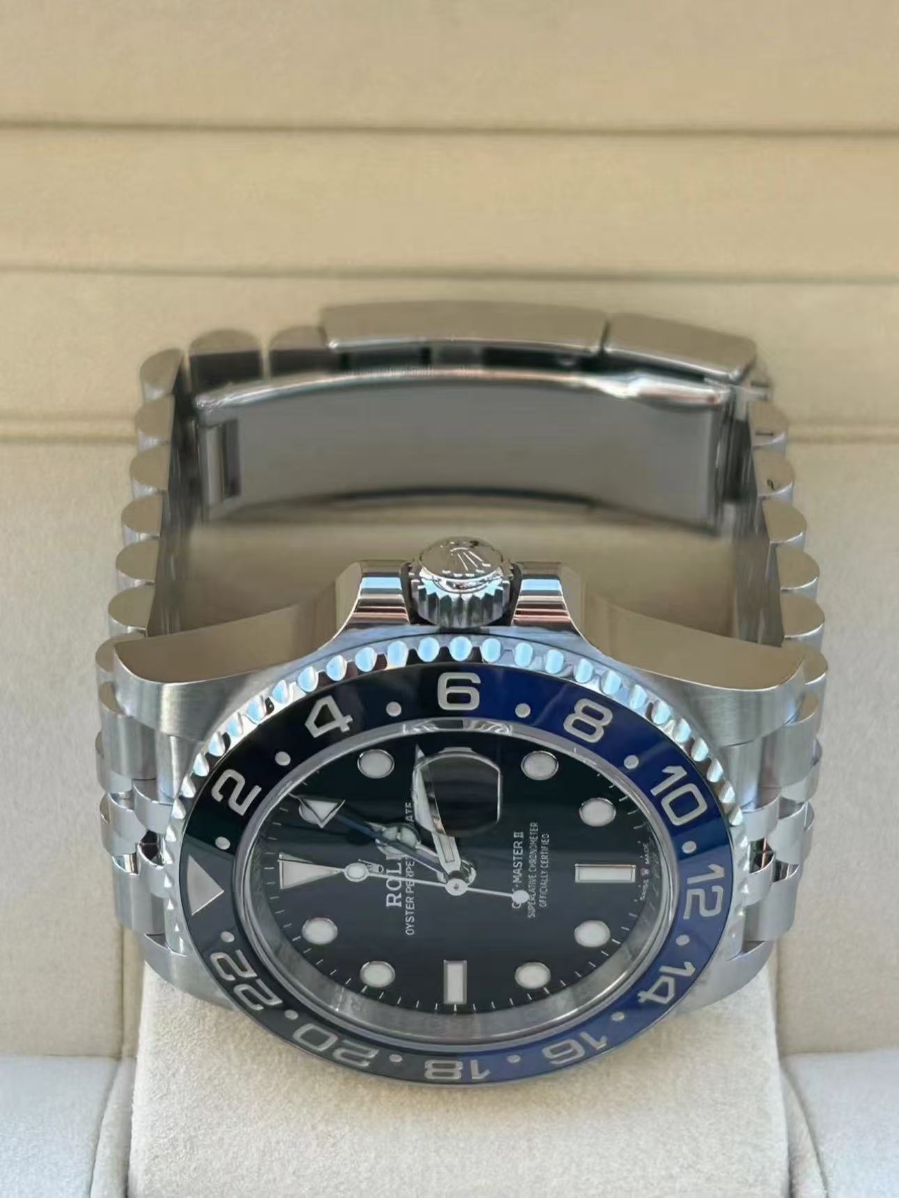 Rolex GMT Masterl Batman Super Clone Swiss Replica WatcRef 126710BLNR3285 SwissMovement - SuperClonesRolex