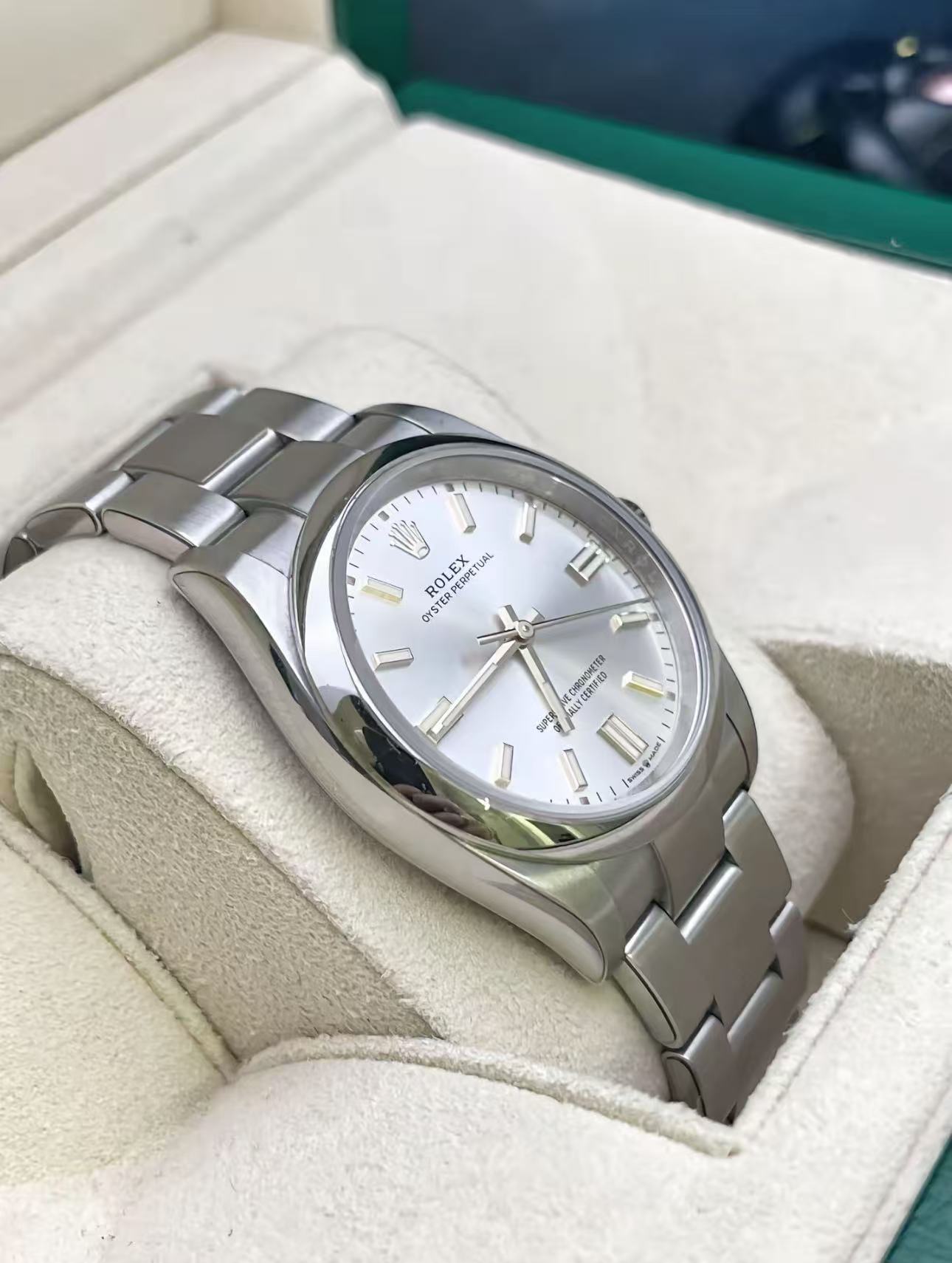 Rolex Oyster Perpetual Ref 134300-0009 Super Clone | Candy Pink Dial | 3230 Swiss Movement - SuperClonesRolex