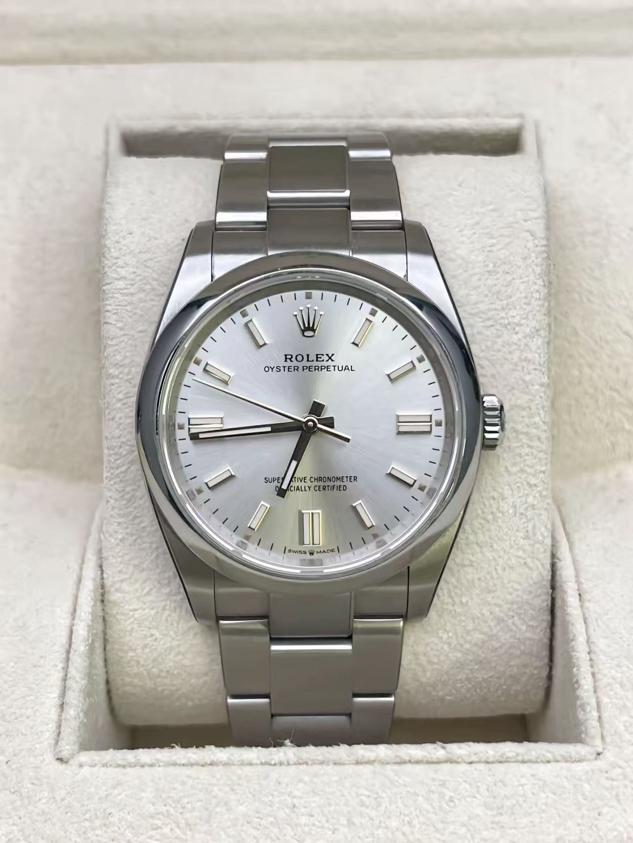 Rolex Oyster Perpetual Ref 134300-0009 Super Clone | Candy Pink Dial | 3230 Swiss Movement - SuperClonesRolex