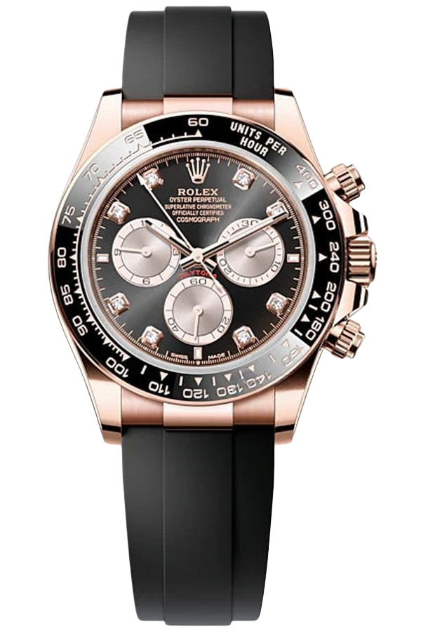Rolex Cosmograph Daytona Super Clone Swiss Replica Watch Everose Gold Pink Dial Ref M126515LN-0004 | 4130 Swiss Movement - SuperClonesRolex