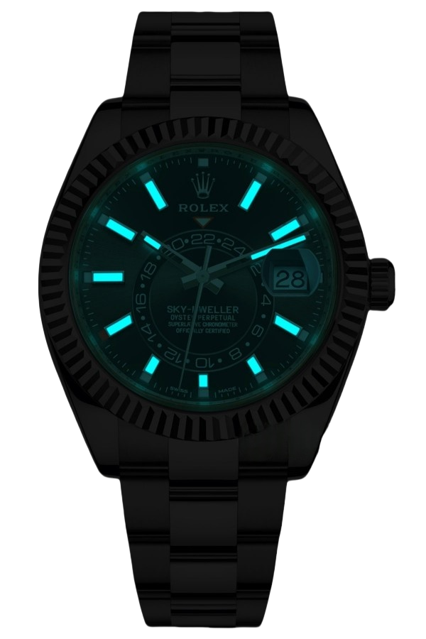 Rolex Sky-Dweller Blue Dial Super Clone Swiss Replica Watch Jubilee Bracelet Ref M326934-0005 Swiss 9001 Movement - SuperClonesRolex