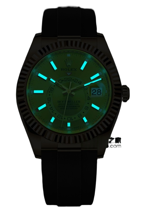 Rolex Sky-Dweller White Dial Super Clone Swiss Replica Watch Oyster Bracelet Ref M326238-0007 Swiss 9001 Movement - SuperClonesRolex