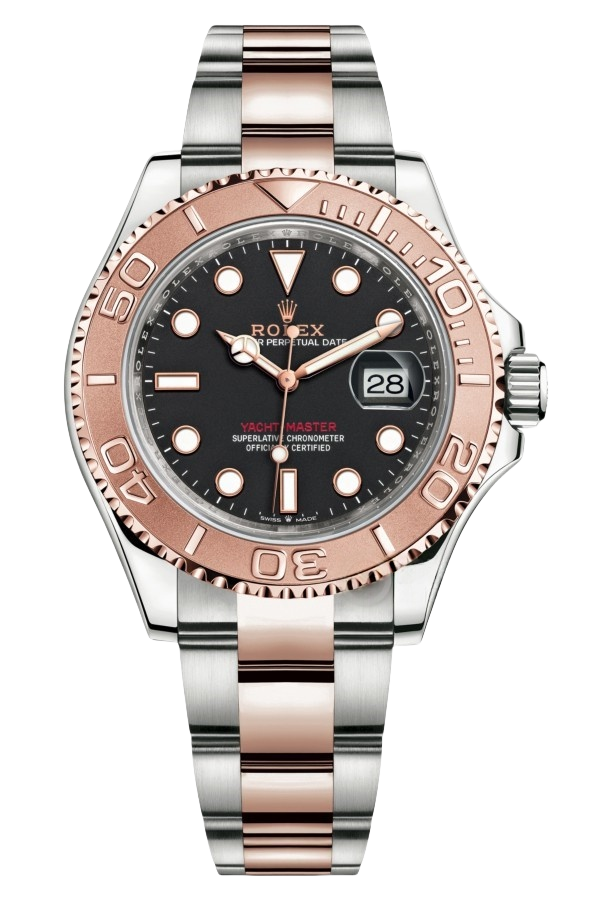 Rolex Yacht-Master 40 Chocolate Dial Two-Tone Super Clone Swiss Replica Watch Ref M126621-0002 - SuperClonesRolex