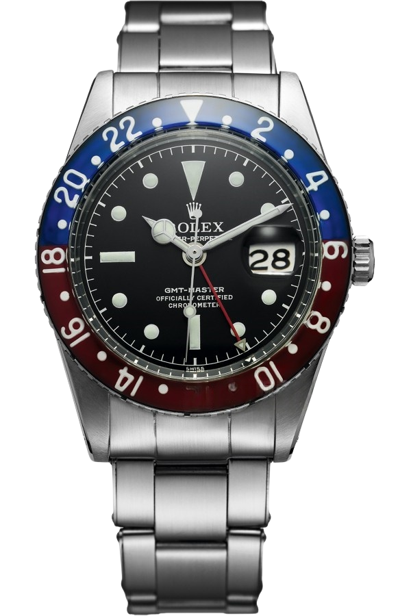 Rolex GMT-Master Vintage Super Clone Swiss Replica Watch (1955 Edition) Classic Pepsi Bezel - SuperClonesRolex