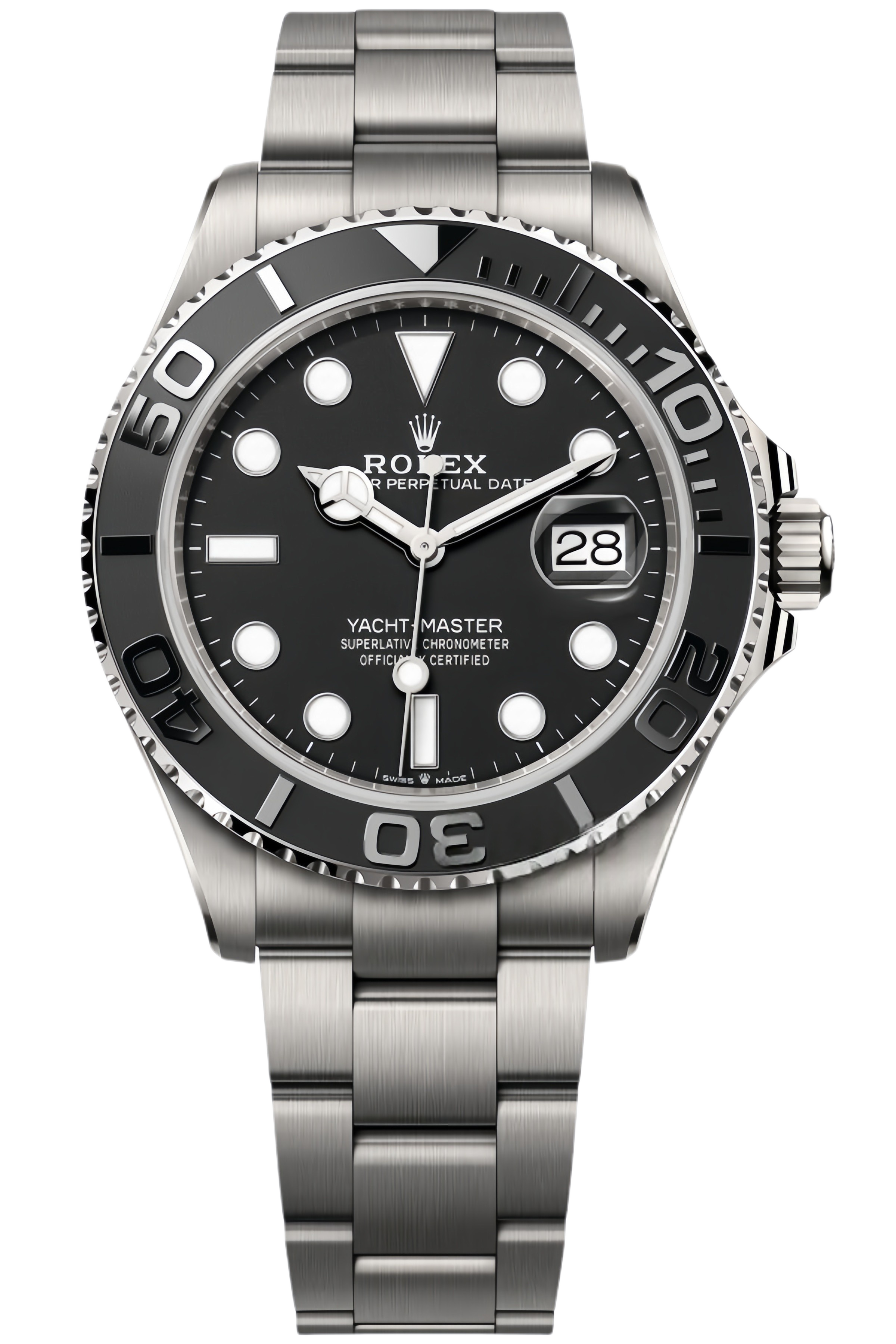 Rolex Yacht-Master 42 Two-Tone Blue Red Bezel Super Clone Swiss Replica Watch Ref M226627-0001 - SuperClonesRolex
