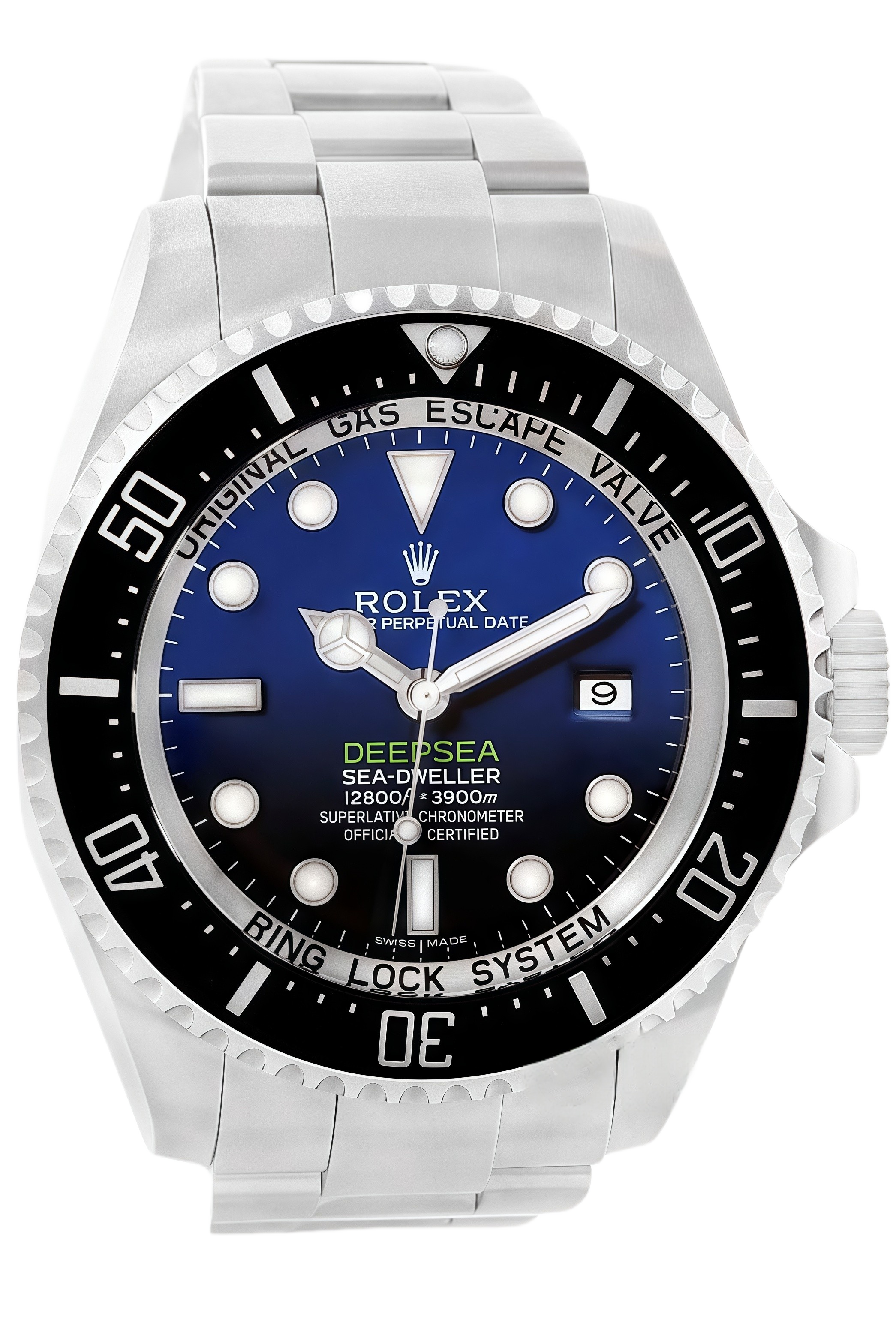 Rolex Deepsea D-Blue Dial 44mm Stainless Steel Super Clone Swiss Replica Watch Ref 116660-98210 “James Cameron” - SuperClonesRolex