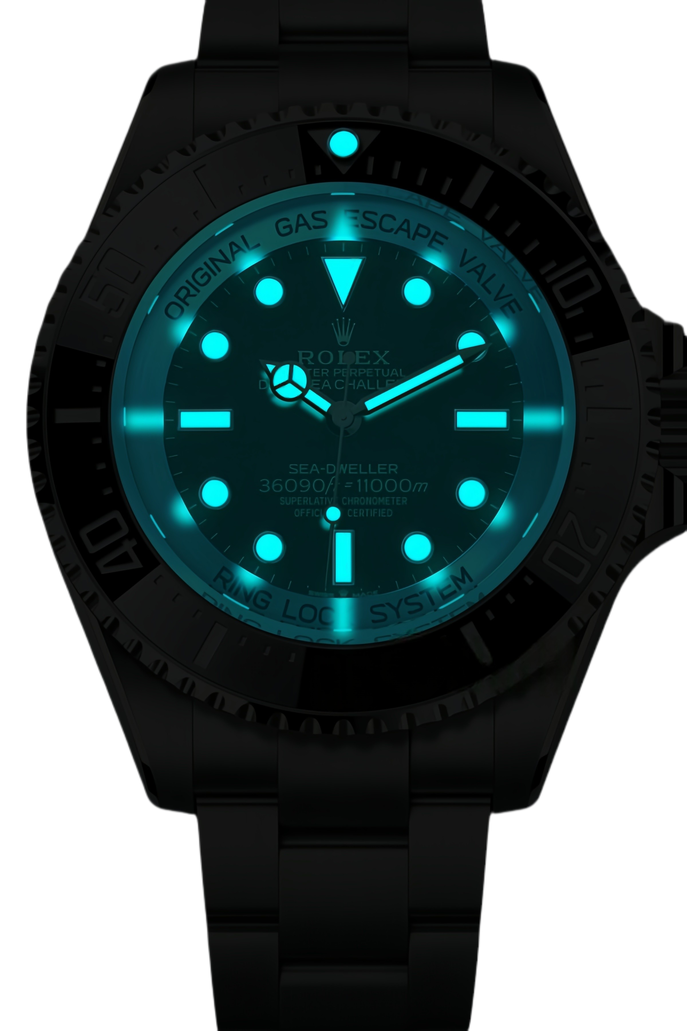 Rolex Deepsea Challenge 50mm Titanium Sea-Dweller Super Clone Swiss Replica Watch Ref M126067-0001 - SuperClonesRolex