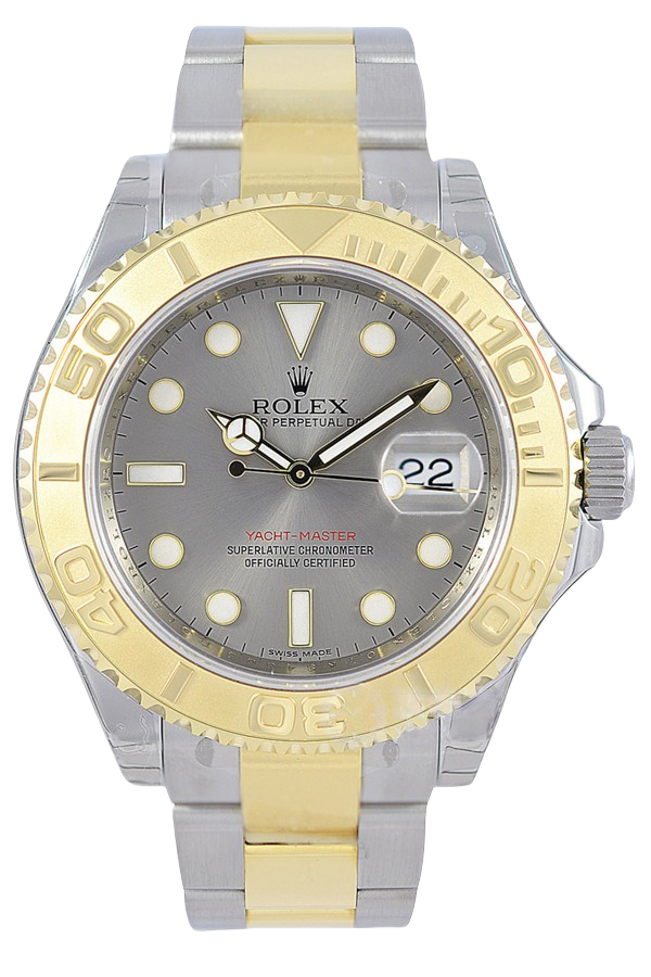 Rolex Yacht-Master 40 Silver-Grey Dial Two-Tone Everose Gold & Stainless Steel Super Clone Swiss Replica Watch Ref 16623-78763 - SuperClonesRolex