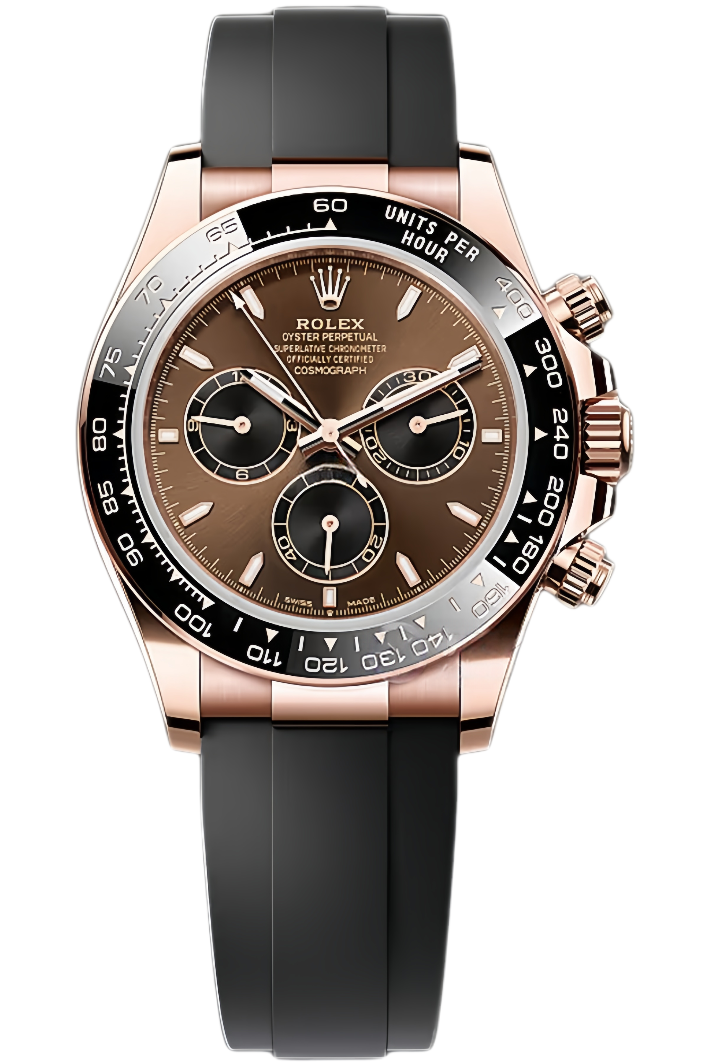 Rolex Daytona Sundust Dial 40mm Everose Gold Super Clone Swiss Replica Watch Ref 126515LN-0010 - SuperClonesRolex