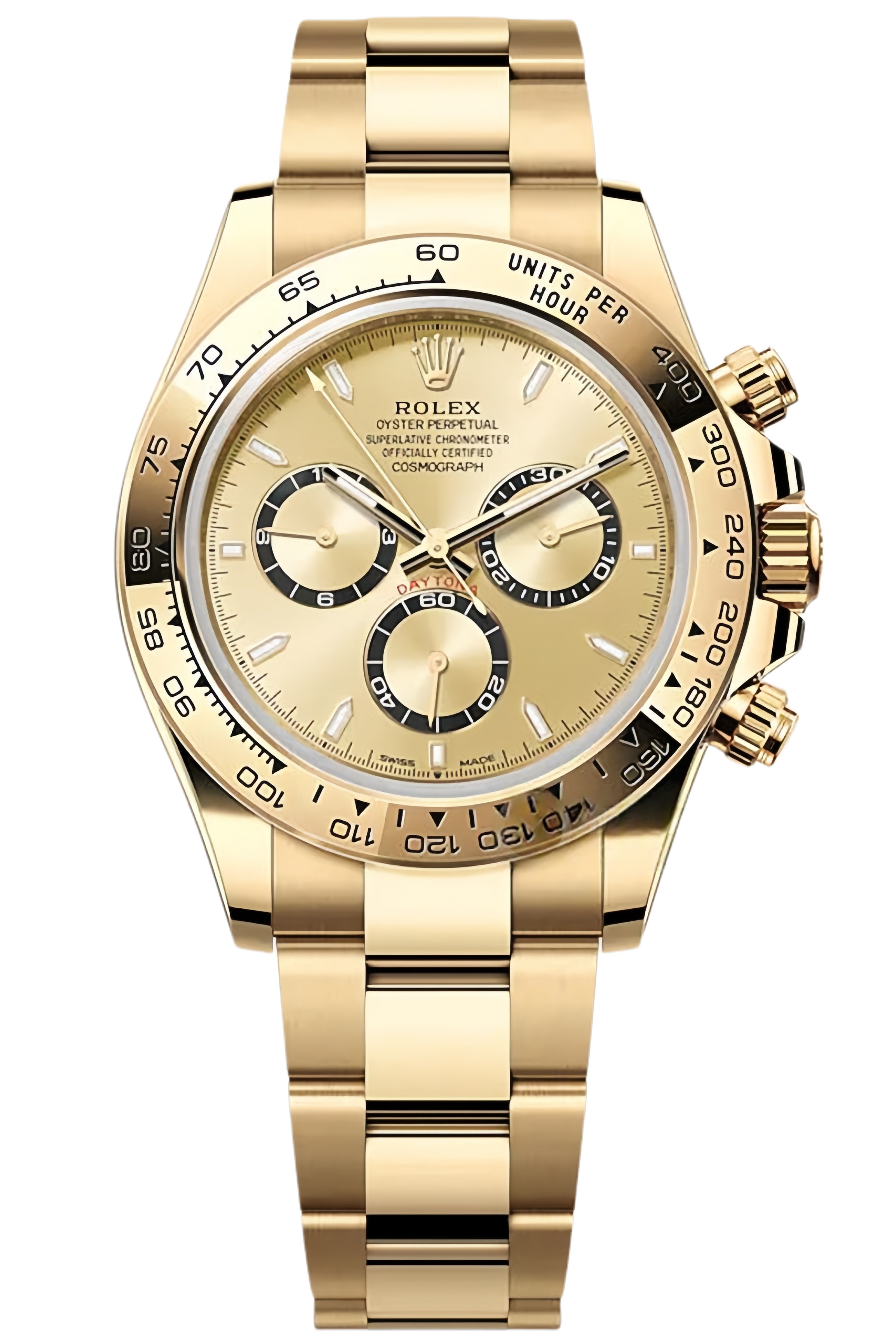 Rolex Daytona M126508-0005 Super Clone – Ice Blue Dial Yellow Gold Swiss Replica Watch - SuperClonesRolex