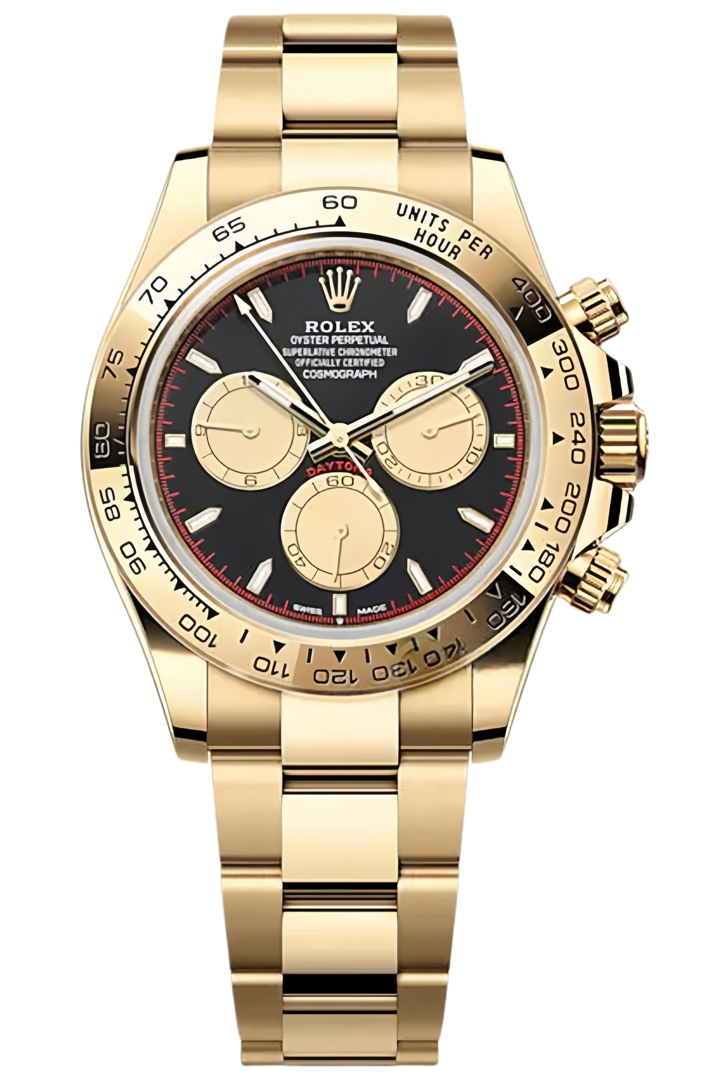 Rolex Daytona M126508-0002 Super Clone – Green Dial & Yellow Gold Case - SuperClonesRolex