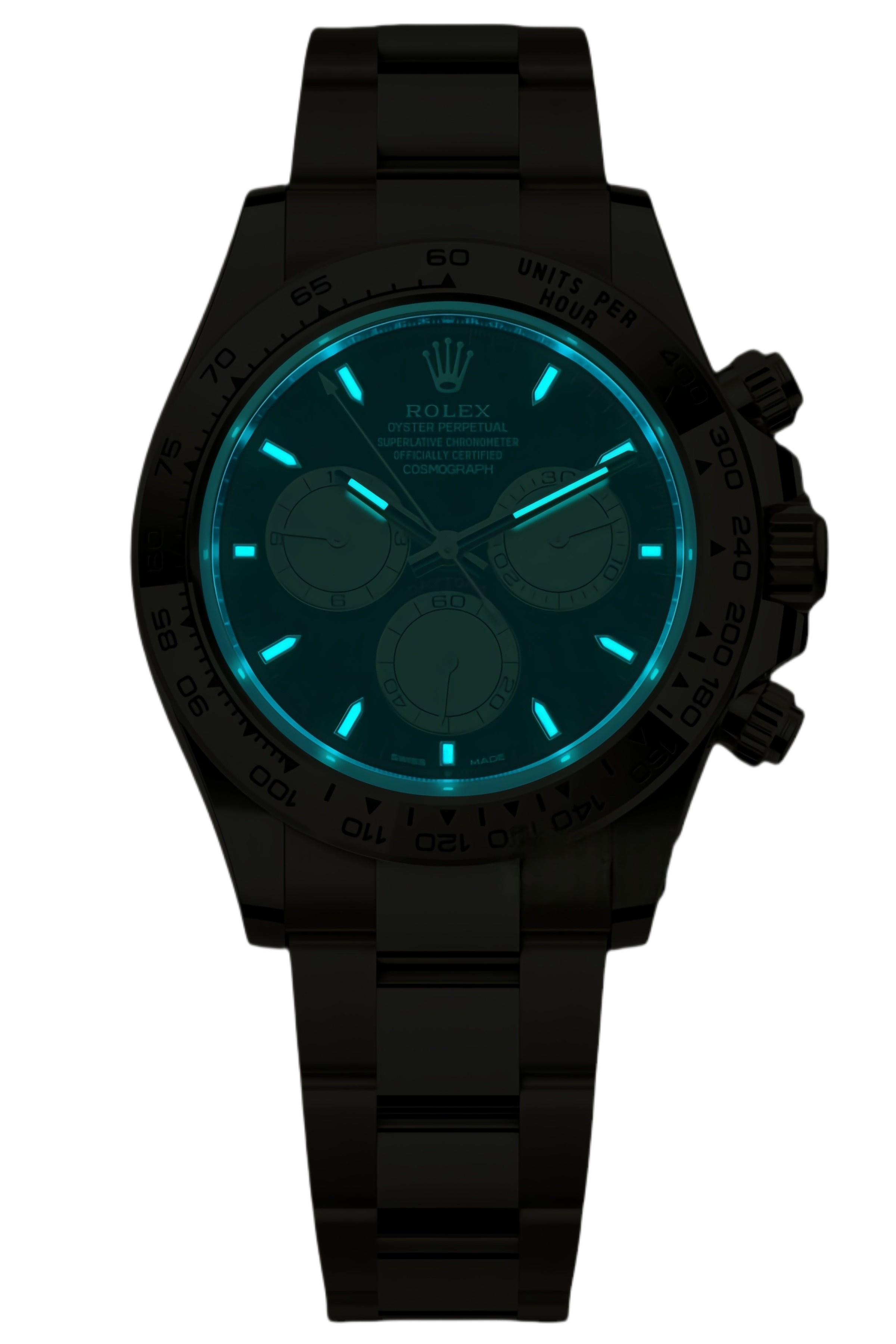 Rolex Daytona M126508-0002 Super Clone – Green Dial & Yellow Gold Case - SuperClonesRolex