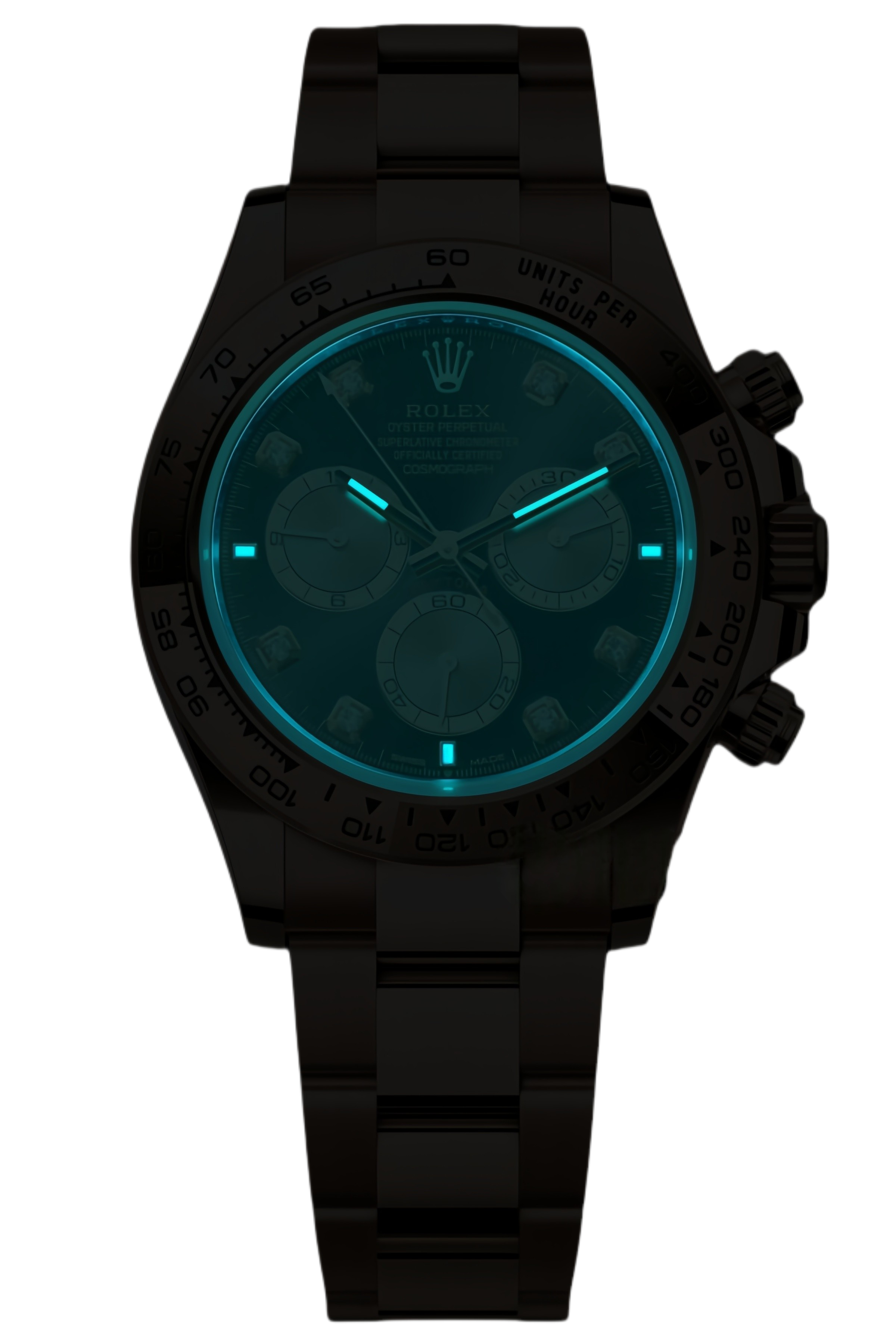 Rolex Daytona M126505-0002 Super Clone – Black Dial & Everose Gold Case - SuperClonesRolex