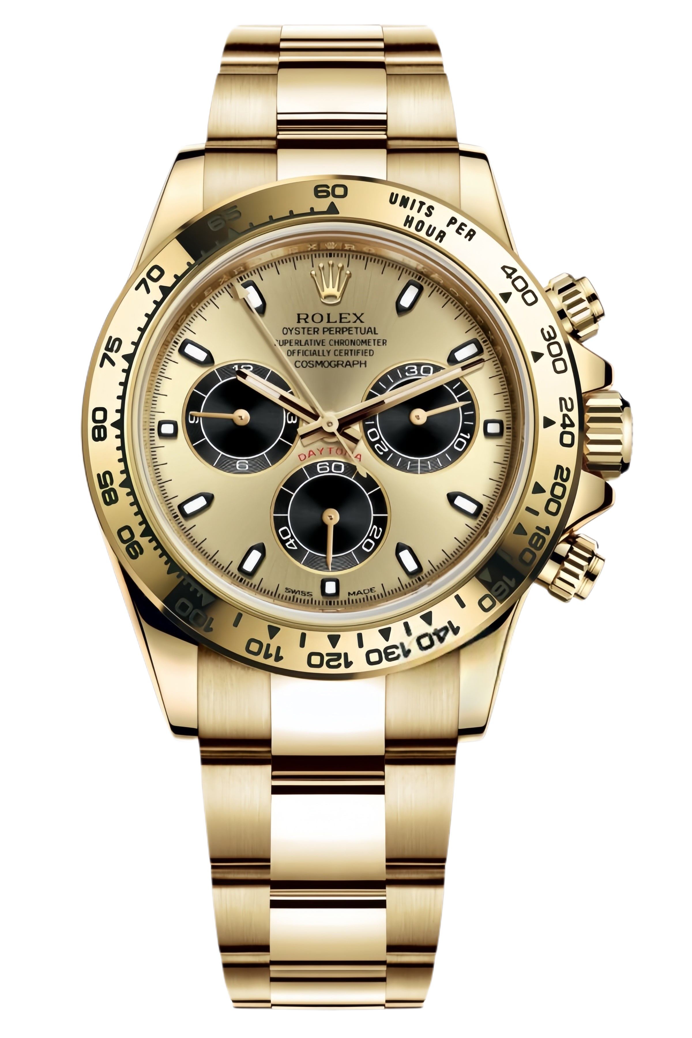 Rolex Daytona Green Dial Super Clone Swiss Replica Watch Yellow Gold Ref M116508-0014 Swiss Movement - SuperClonesRolex