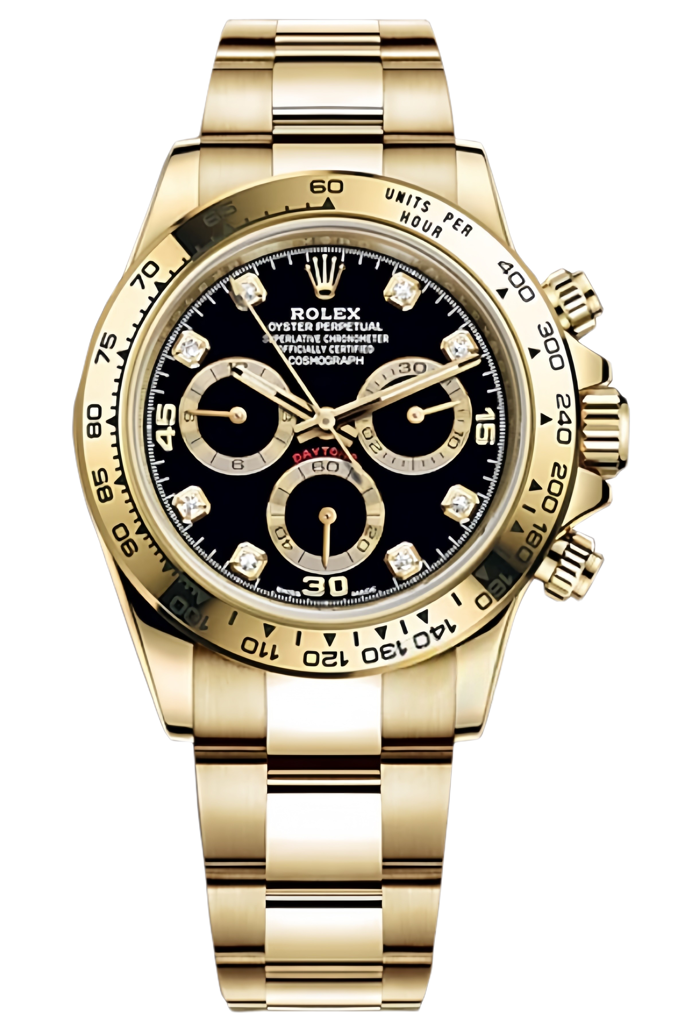 Rolex Daytona M116508-0016 Super Clone – Green Dial & Yellow Gold Case - SuperClonesRolex