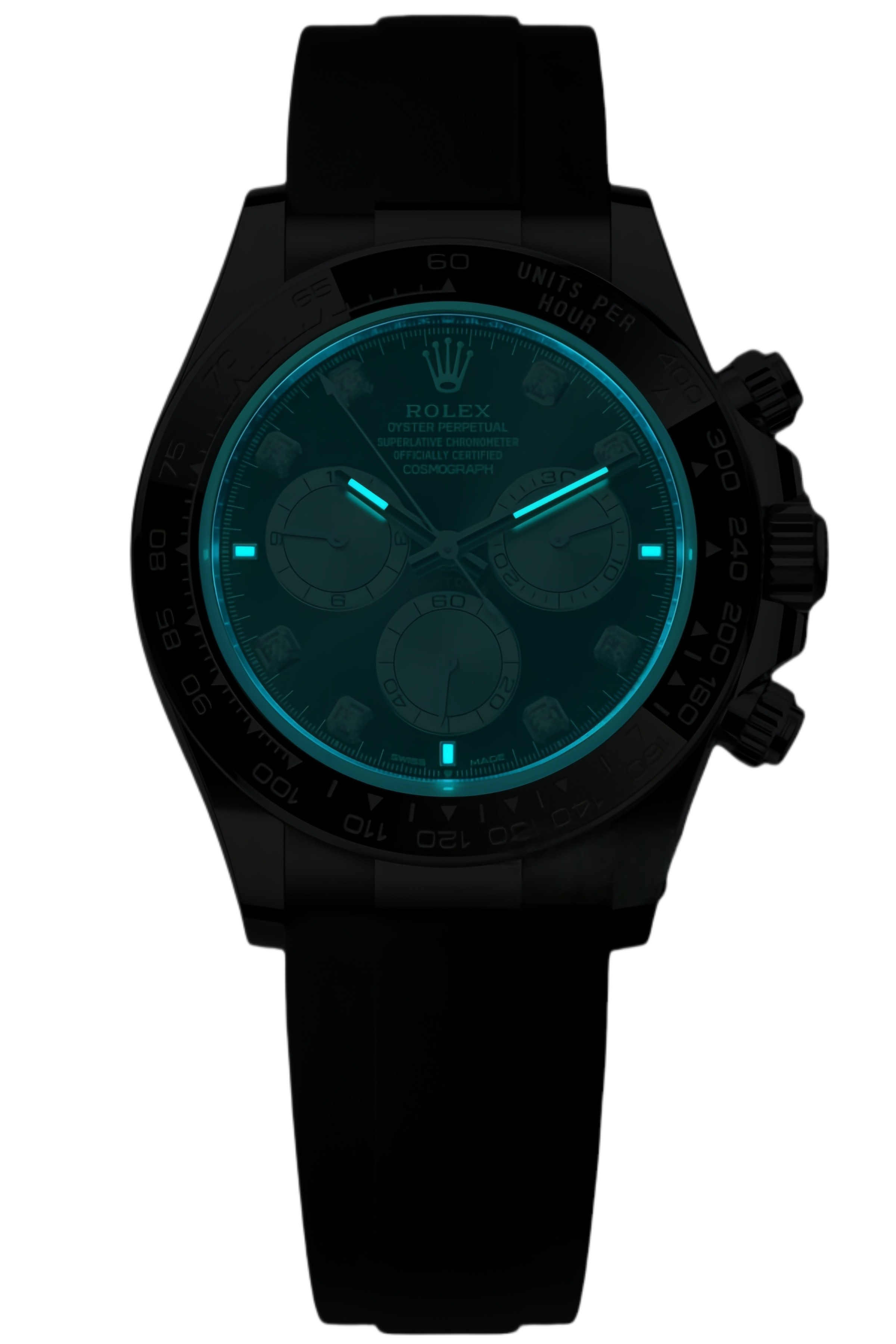 Rolex Daytona Steel Gray Dial Super Clone Swiss Replica Watch Oysterflex Strap Ref M126519LN-0004 Swiss Movement - SuperClonesRolex