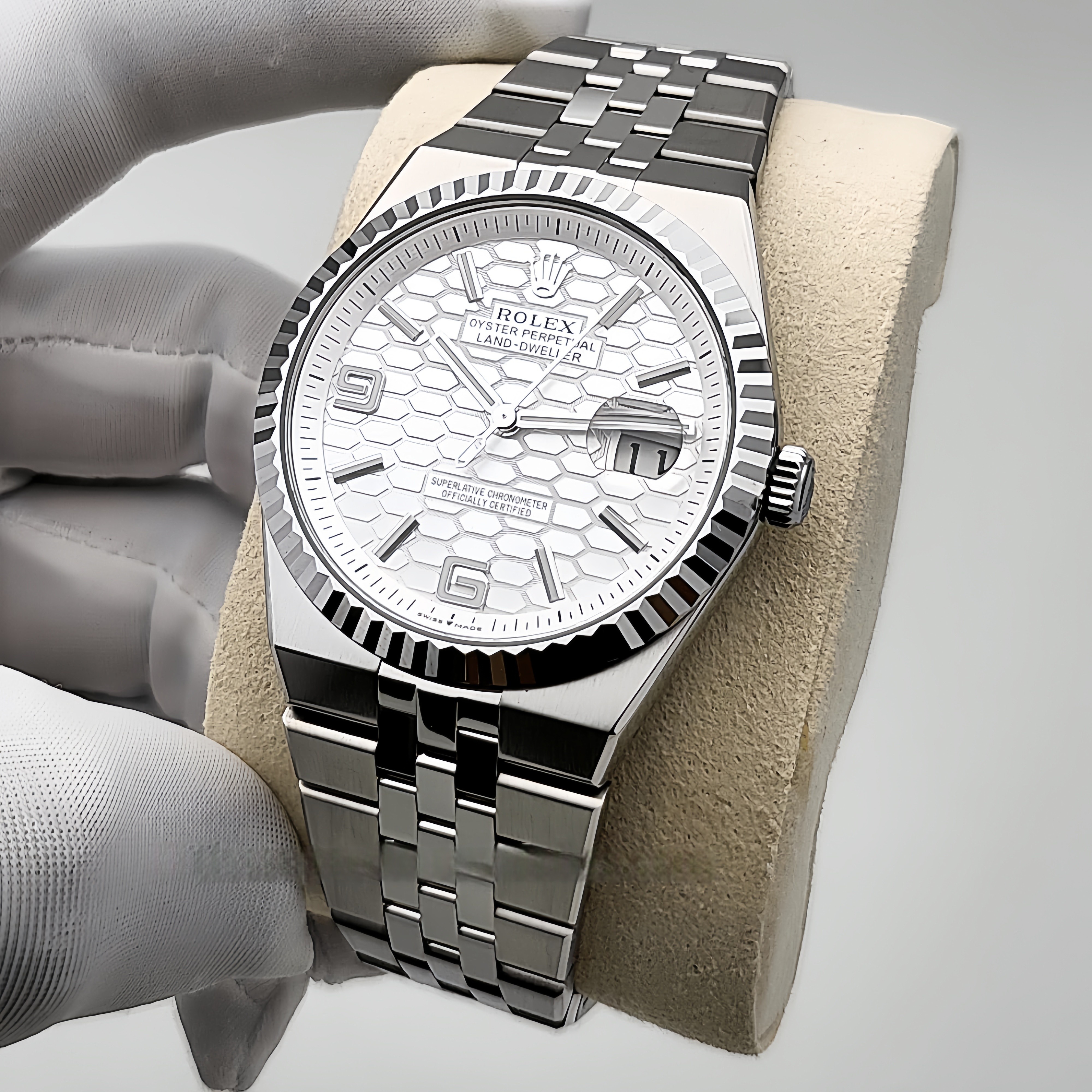 Rolex Land-Dweller Super Clone Swiss Replica Watch Ref 127234-0001 7135 Swiss Movement - SuperClonesRolex