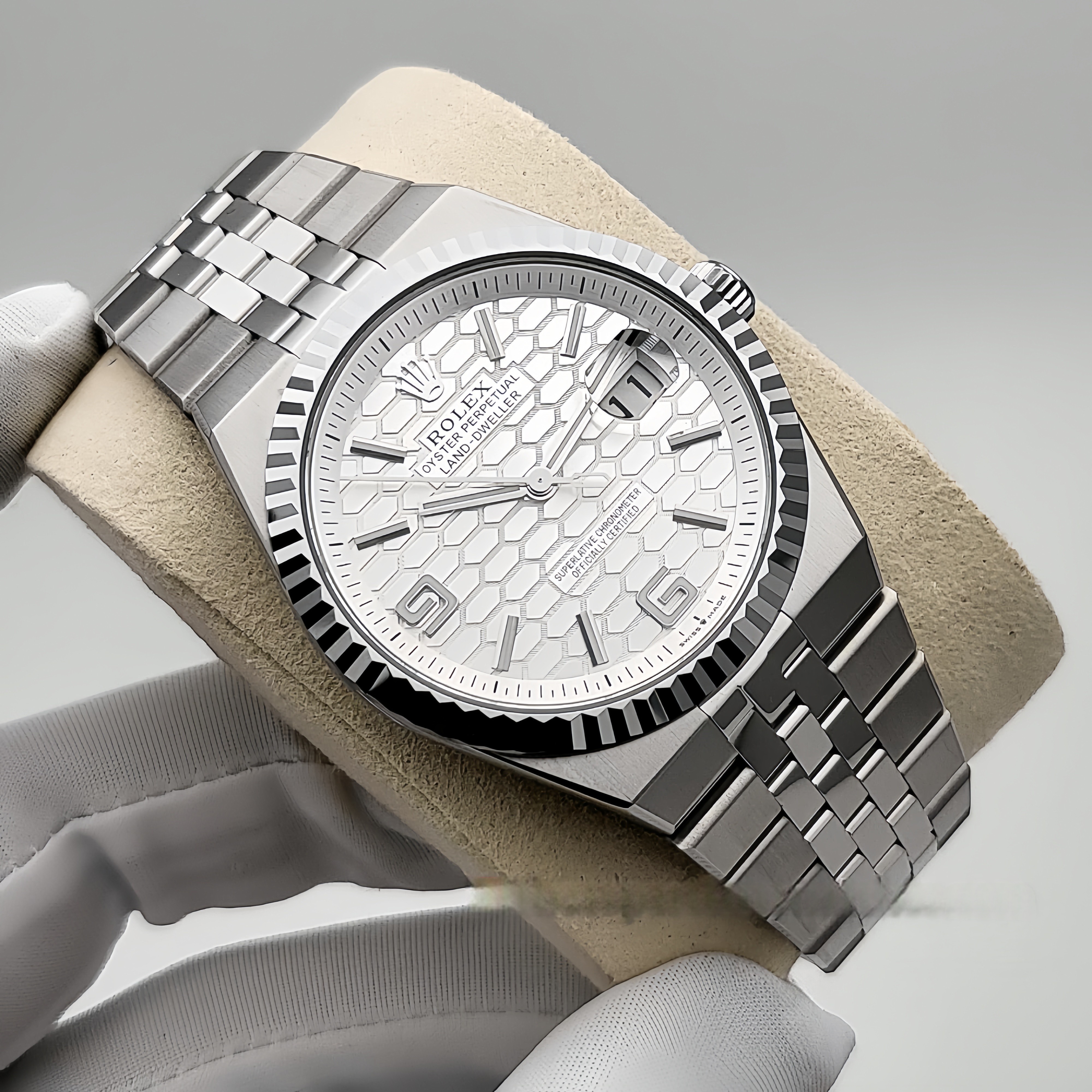 Rolex Land-Dweller Super Clone Swiss Replica Watch Ref 127234-0001 7135 Swiss Movement - SuperClonesRolex