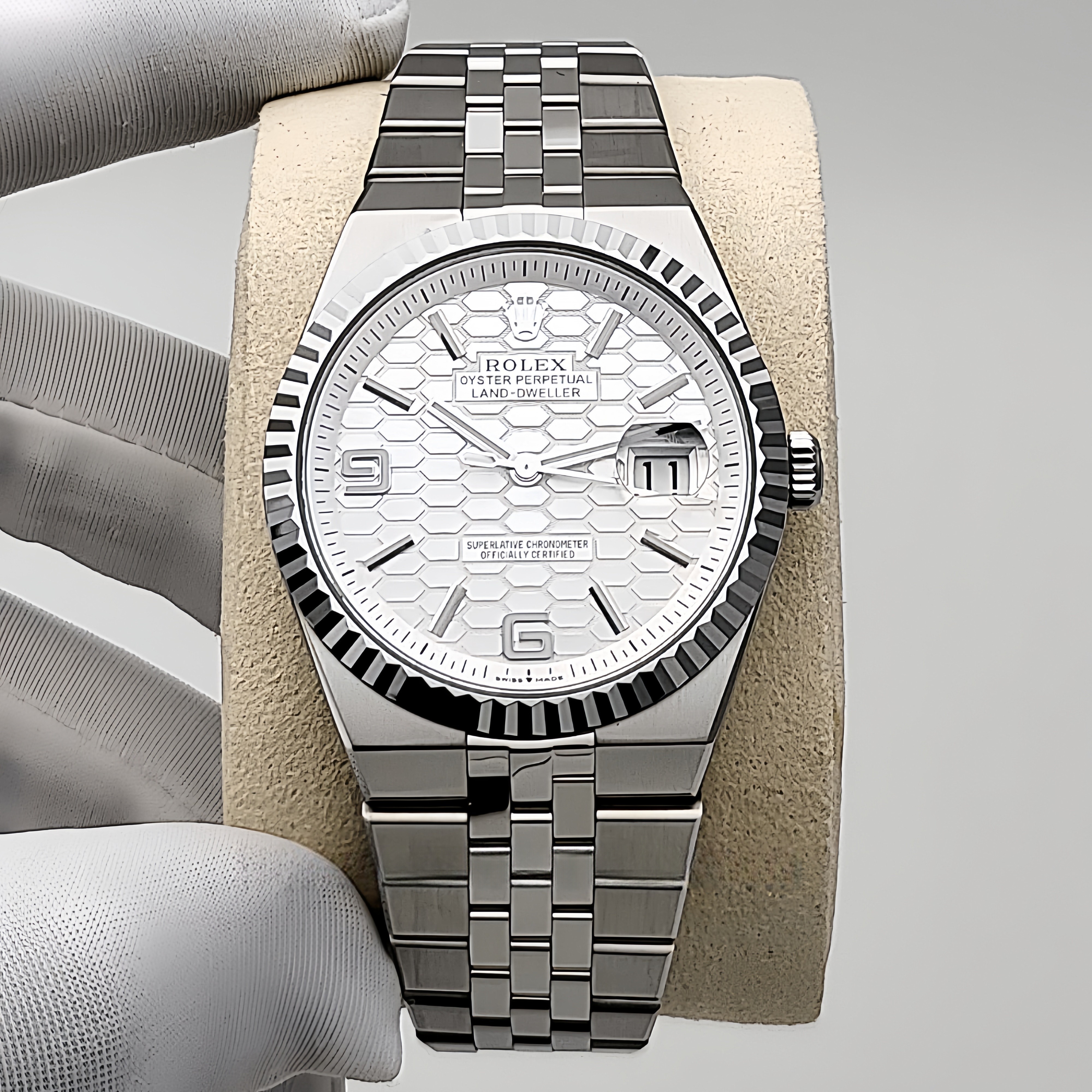 Rolex Land-Dweller Super Clone Swiss Replica Watch Ref 127234-0001 7135 Swiss Movement - SuperClonesRolex